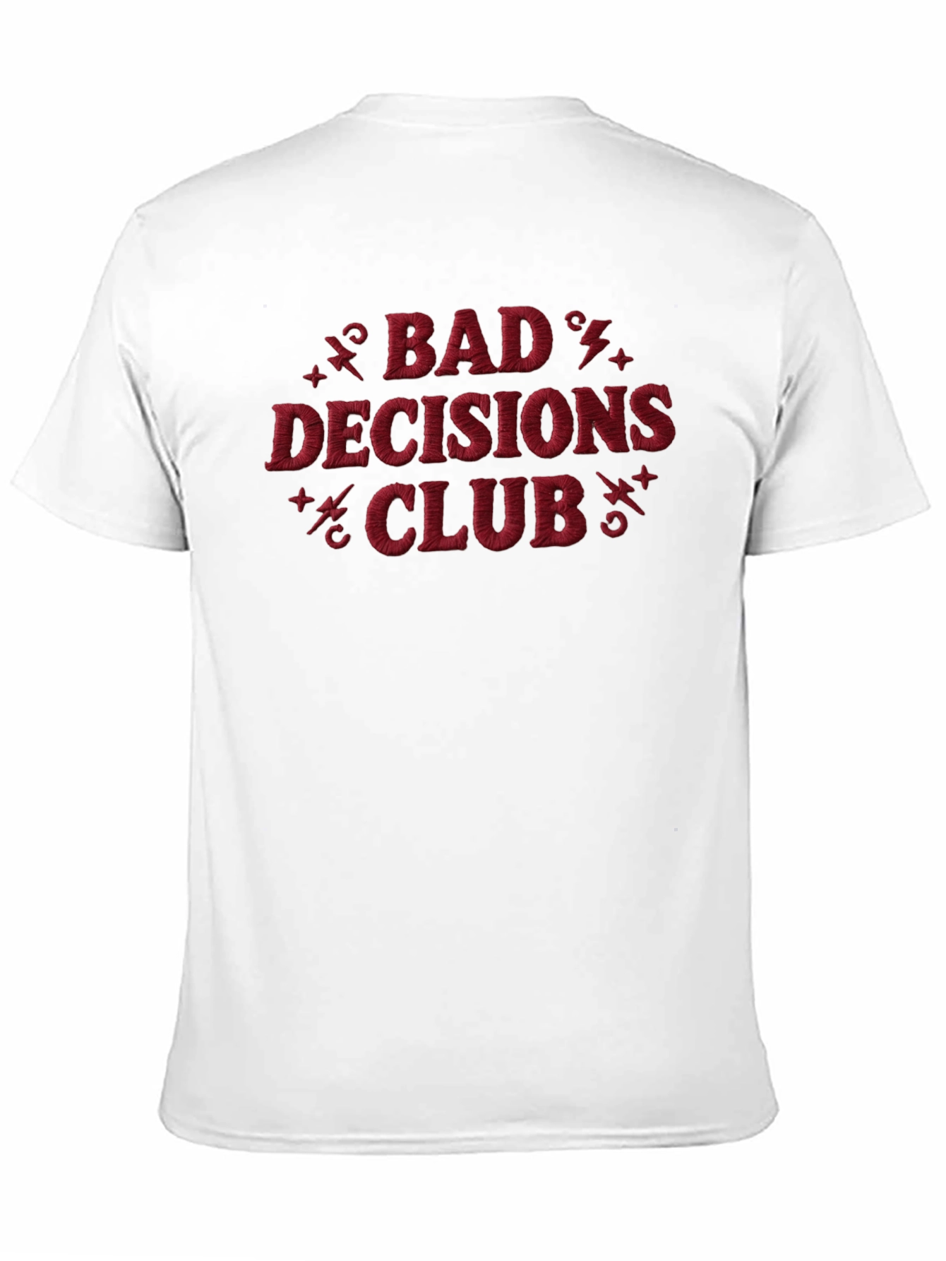 Bad Decisions Club Black Graphic Tee