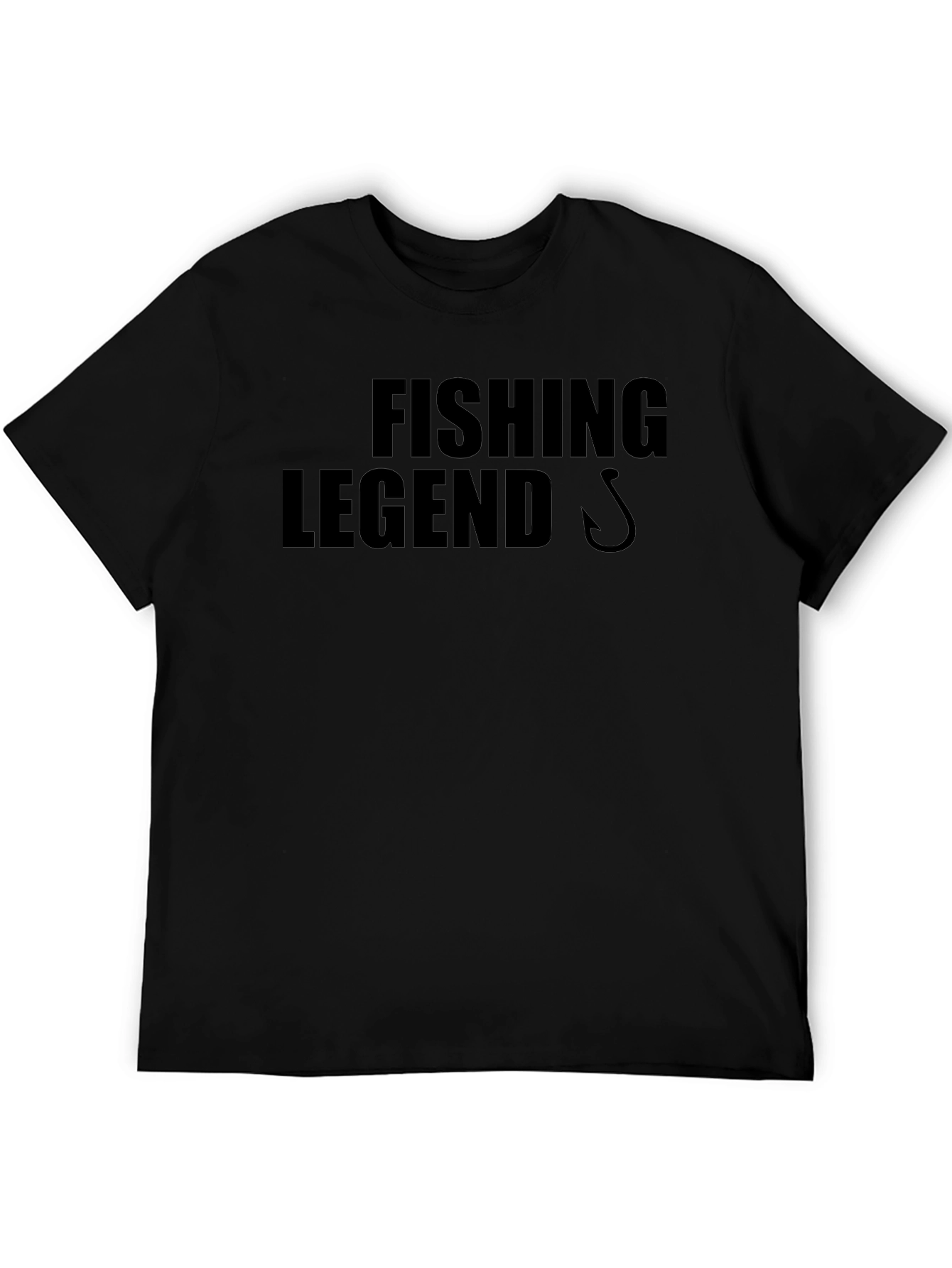 Fishing Legend Black T-Shirt