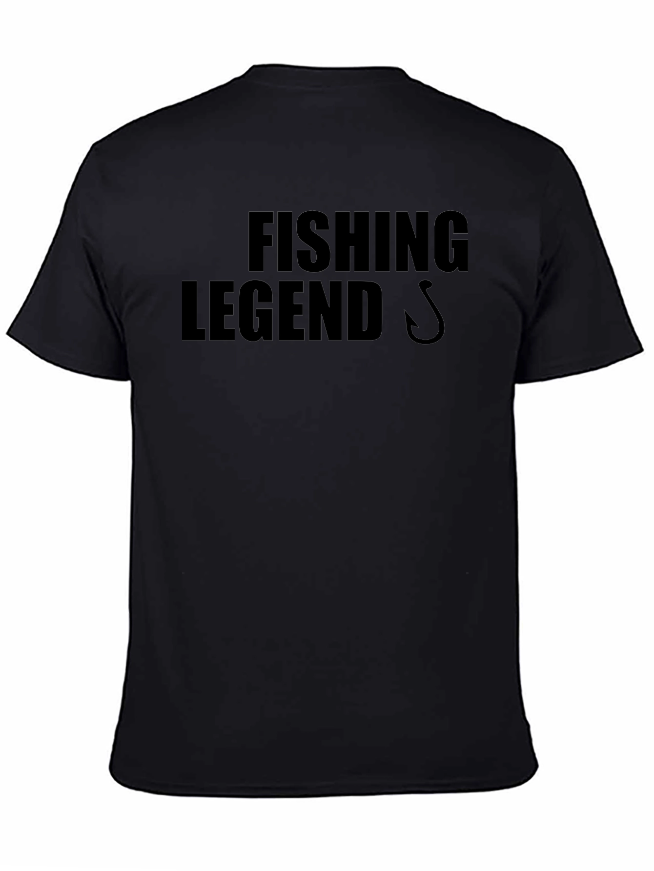 Fishing Legend Black T-Shirt