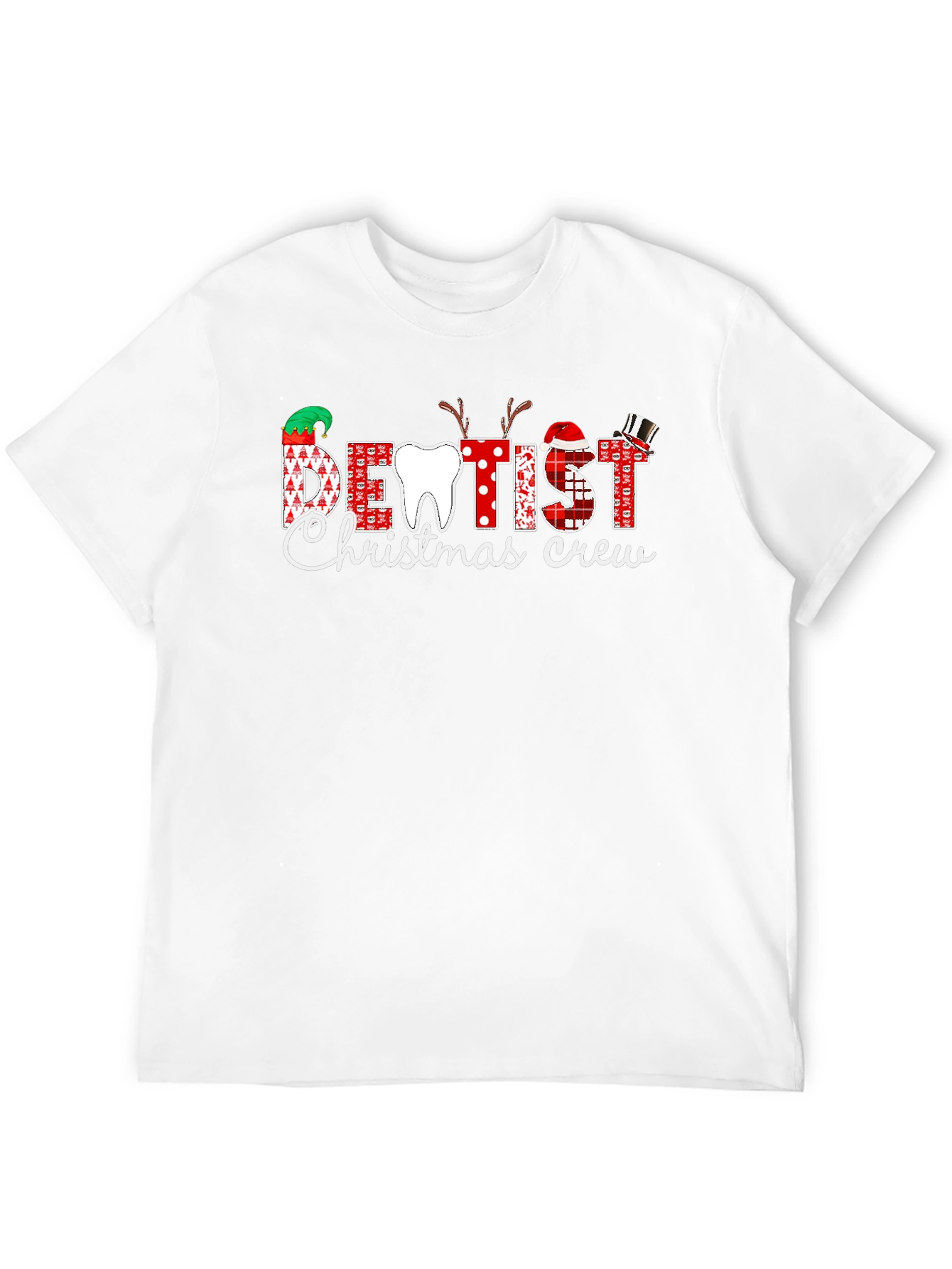 Dentist Christmas Crew T-Shirt Festive Holiday