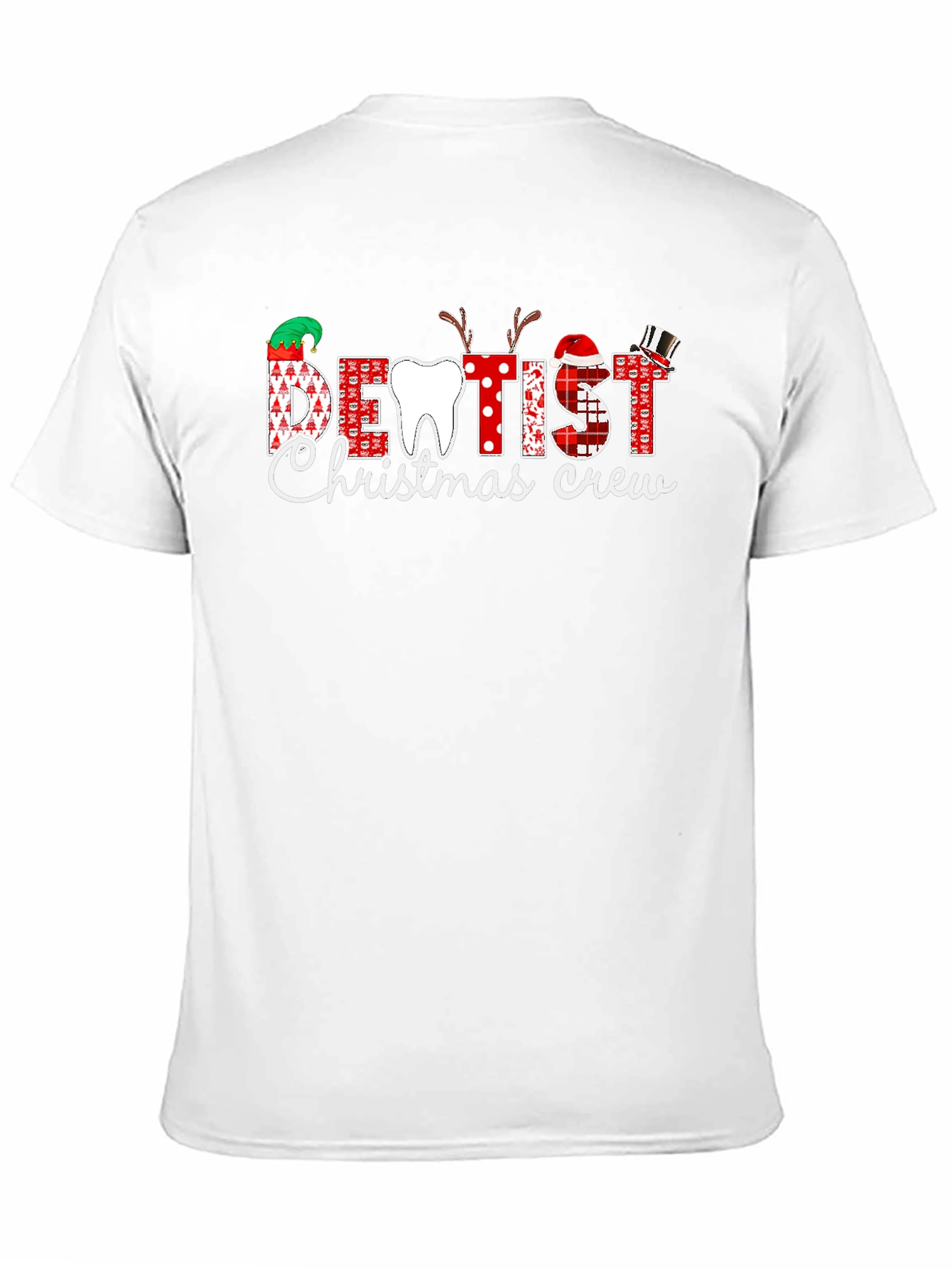 Dentist Christmas Crew T-Shirt Festive Holiday
