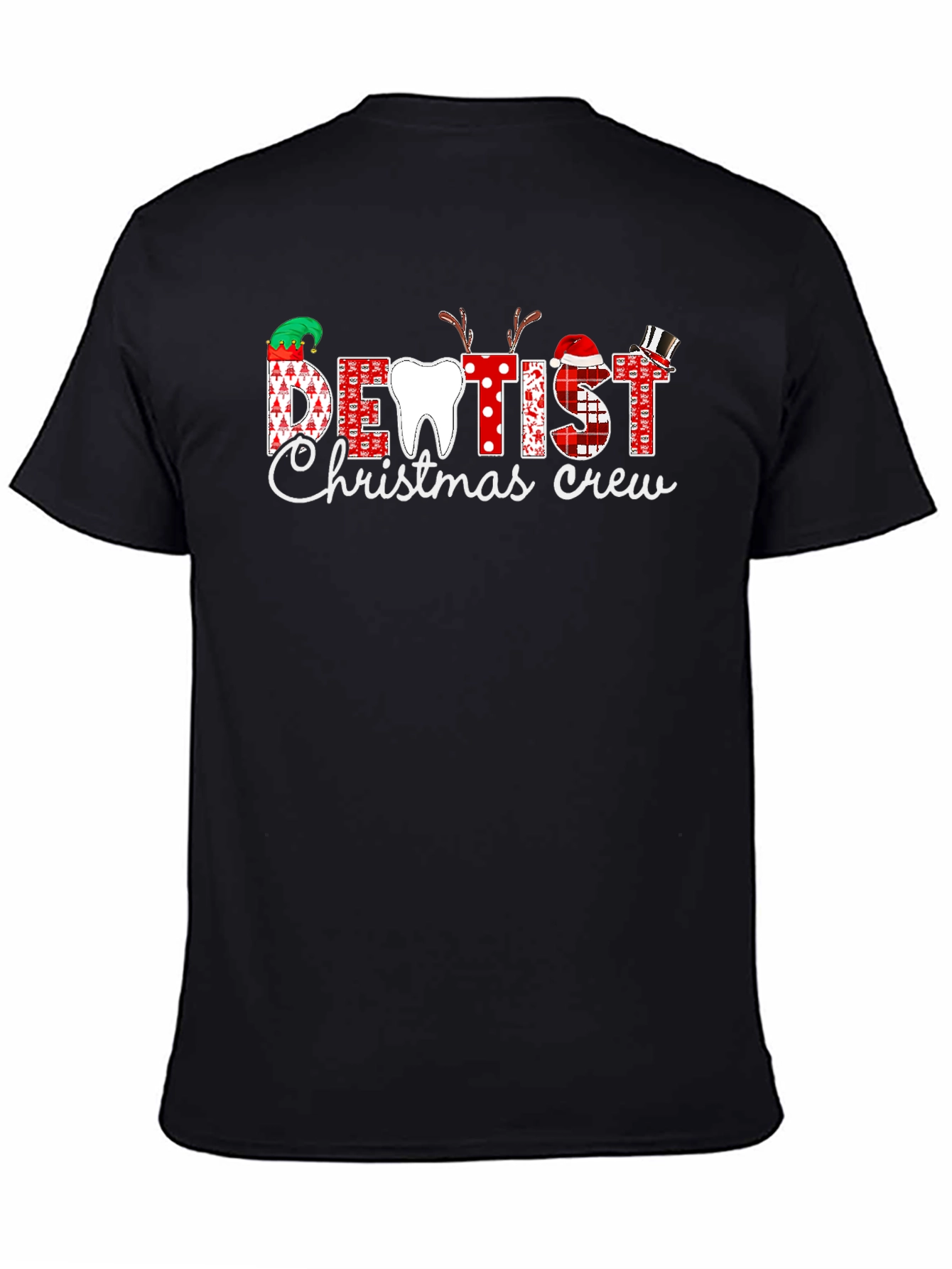 Dentist Christmas Crew T-Shirt Festive Holiday