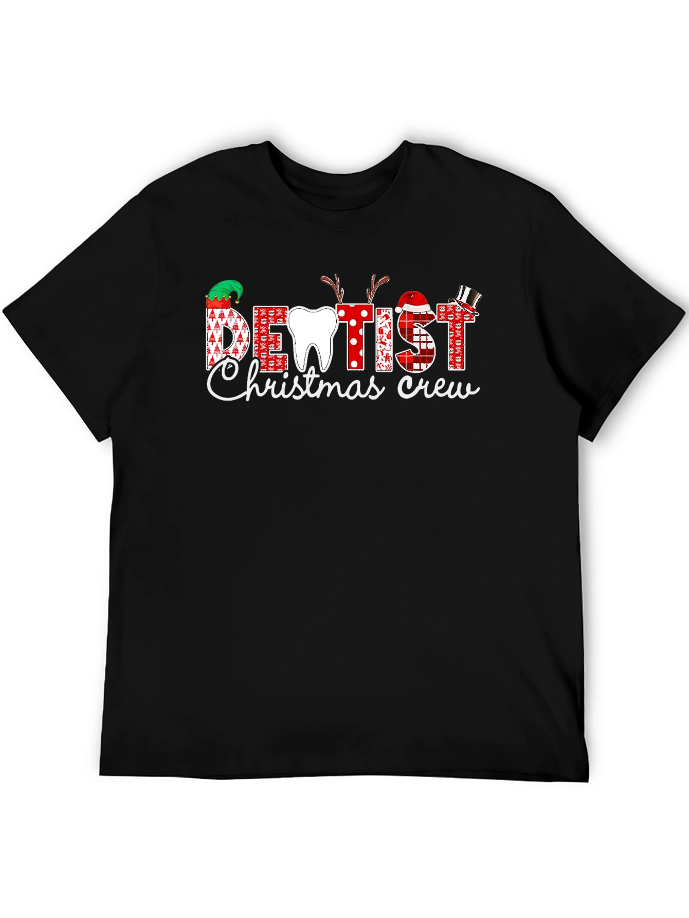 Dentist Christmas Crew T-Shirt Festive Holiday