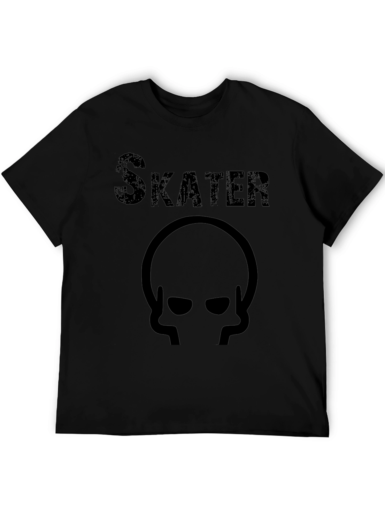 Skater Graphic T-Shirt - Black Tee