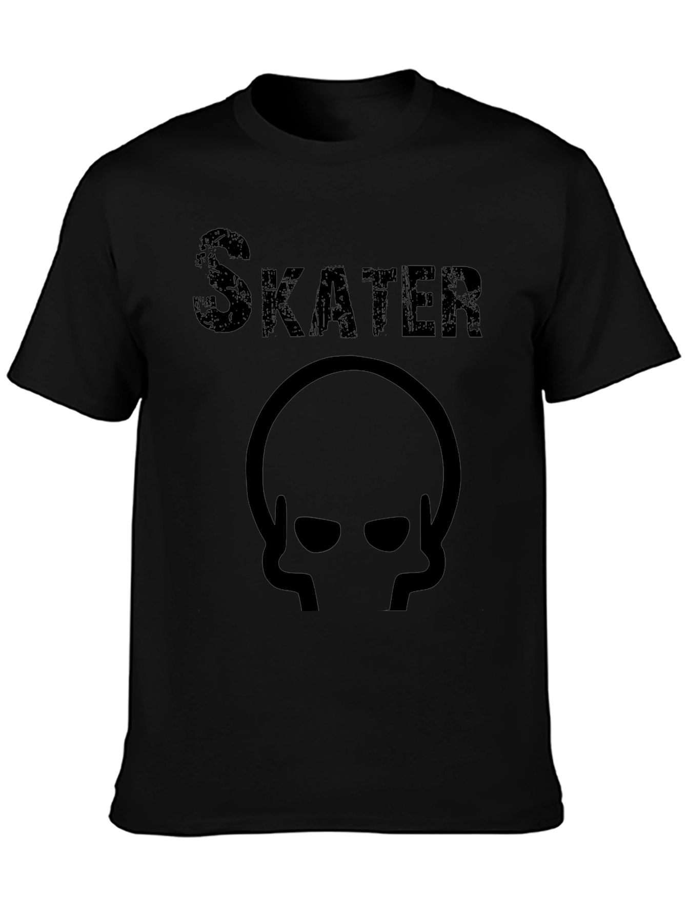 Skater Graphic T-Shirt - Black Tee