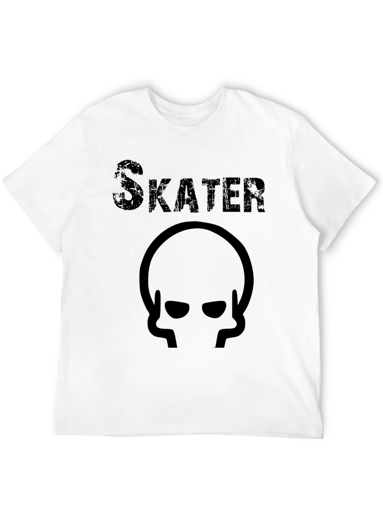 Skater Graphic T-Shirt - Black Tee