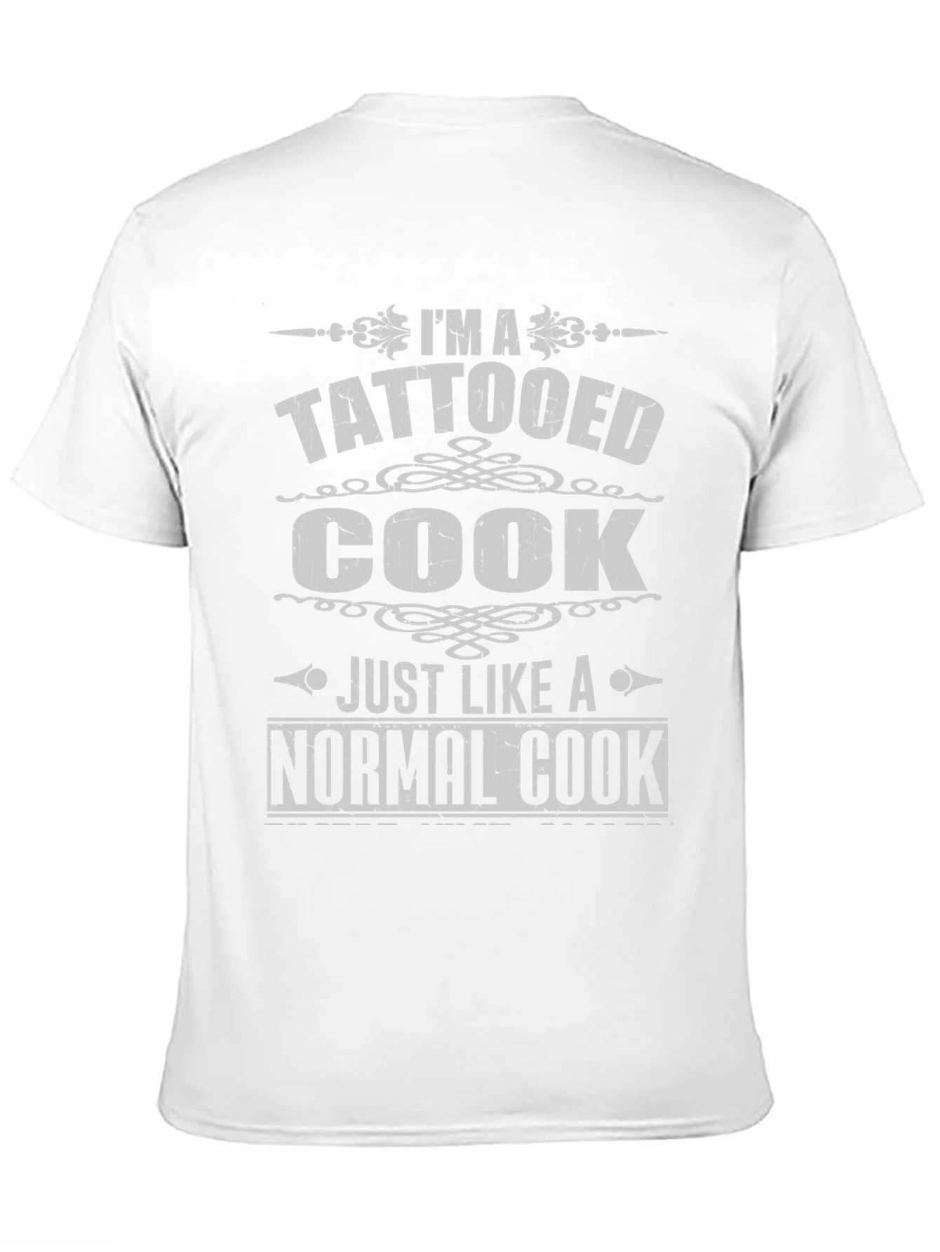 Tattooed Cook Black Graphic Tee