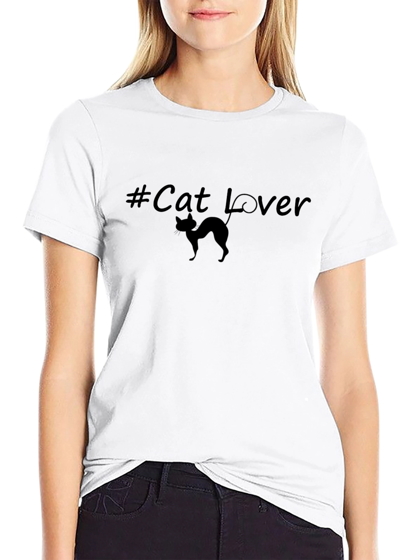 Cat Lover T-Shirt - Black Unisex Fit