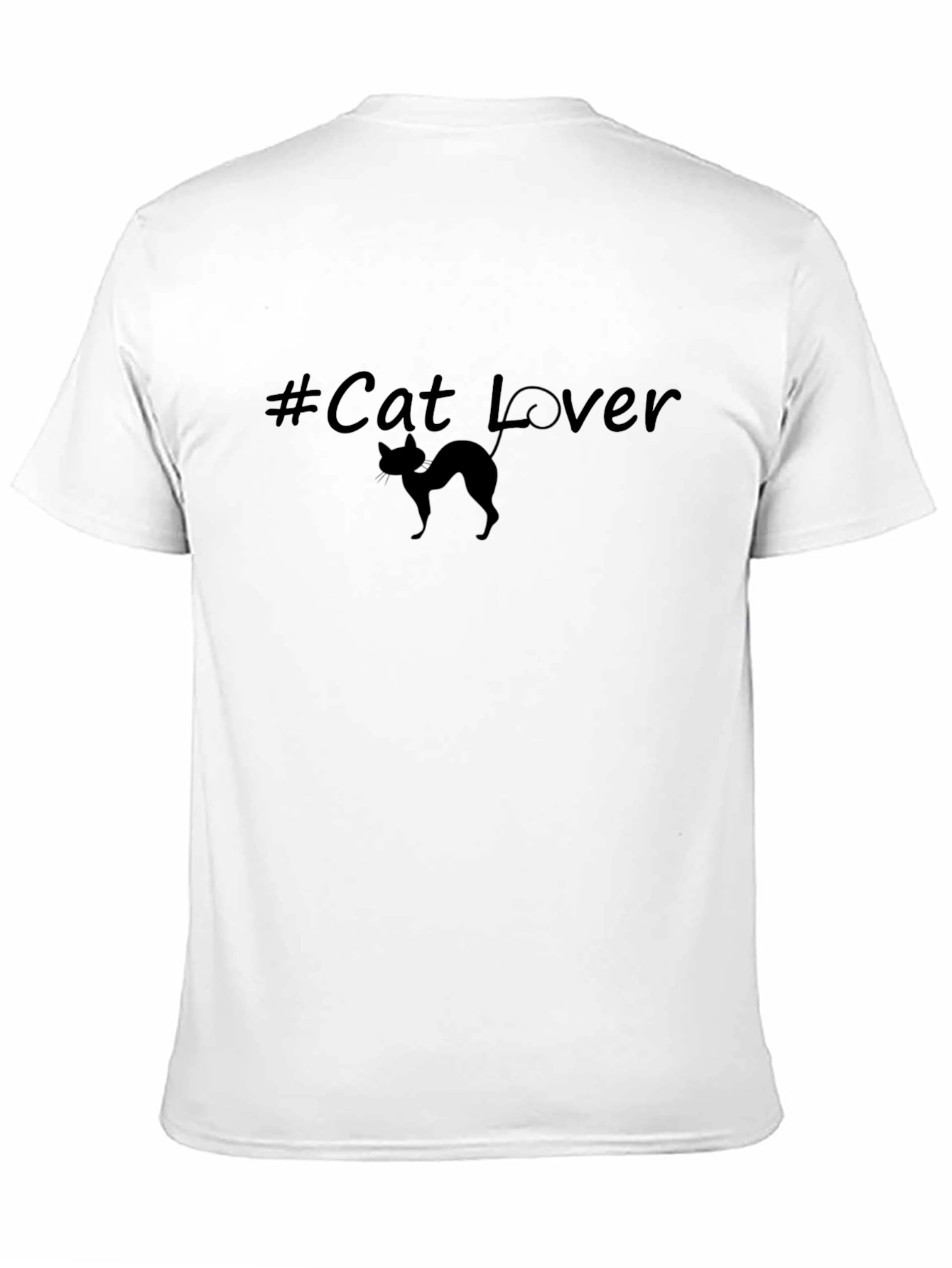 Cat Lover T-Shirt - Black Unisex Fit