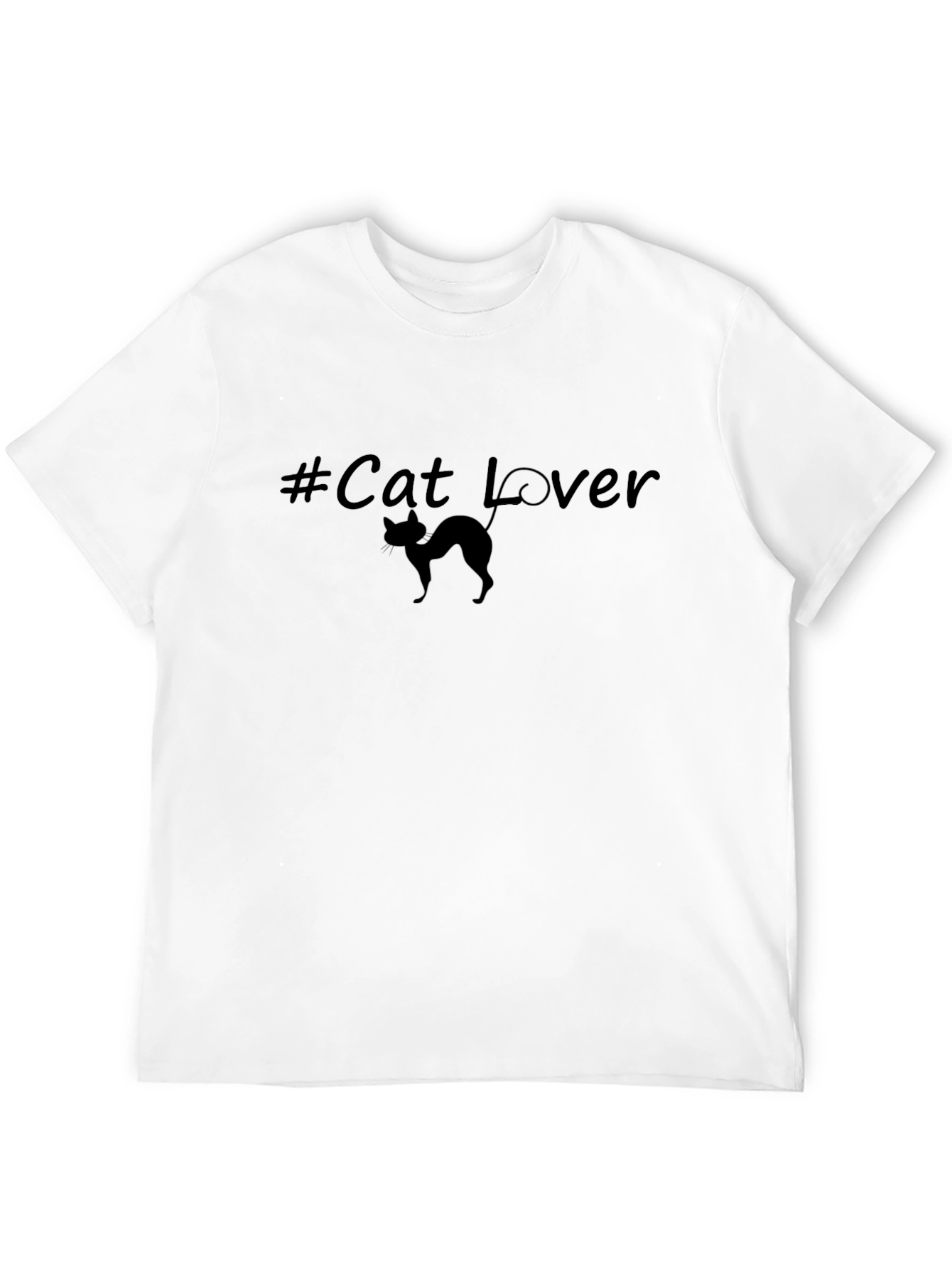 Cat Lover T-Shirt - Black Unisex Fit