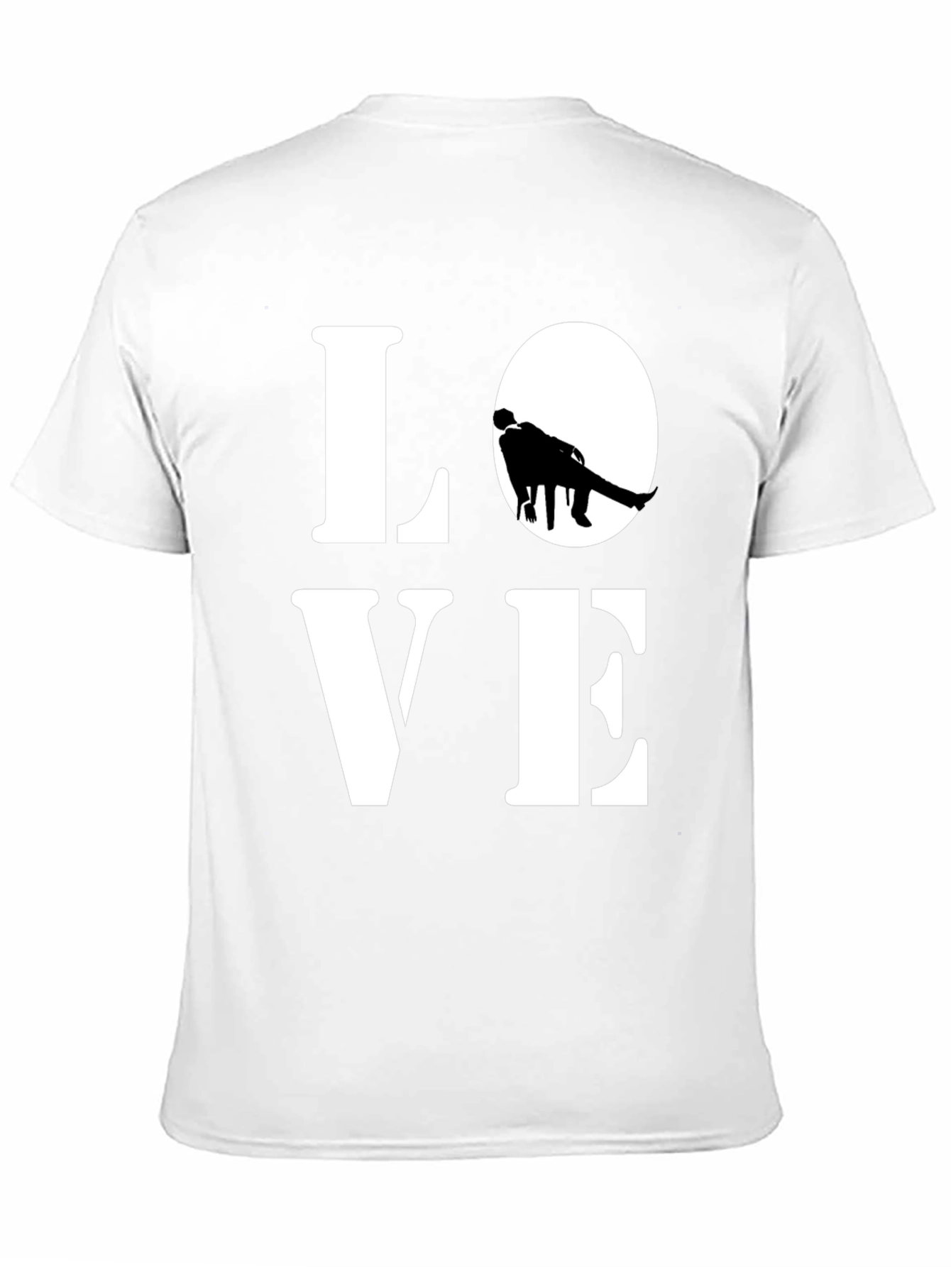 Love Graphic Print Black Casual T-Shirt