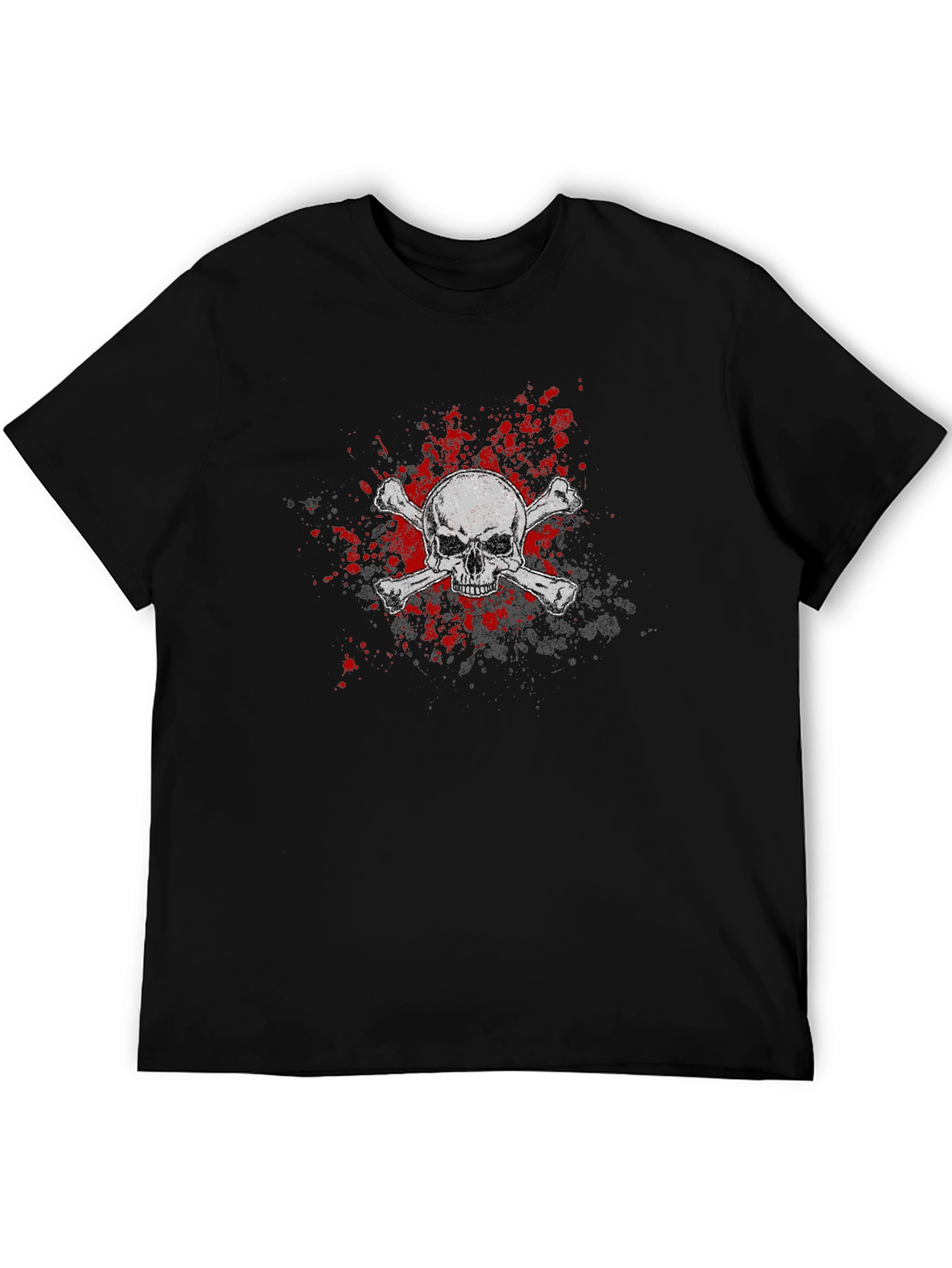 Skull & Crossbones T-Shirt - Black Graphic Tee