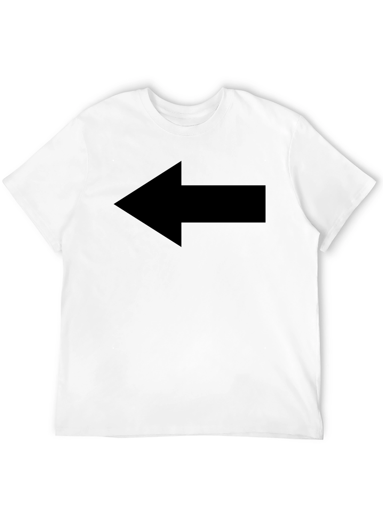 Arrow Graphic Tee - Black Cotton Blend