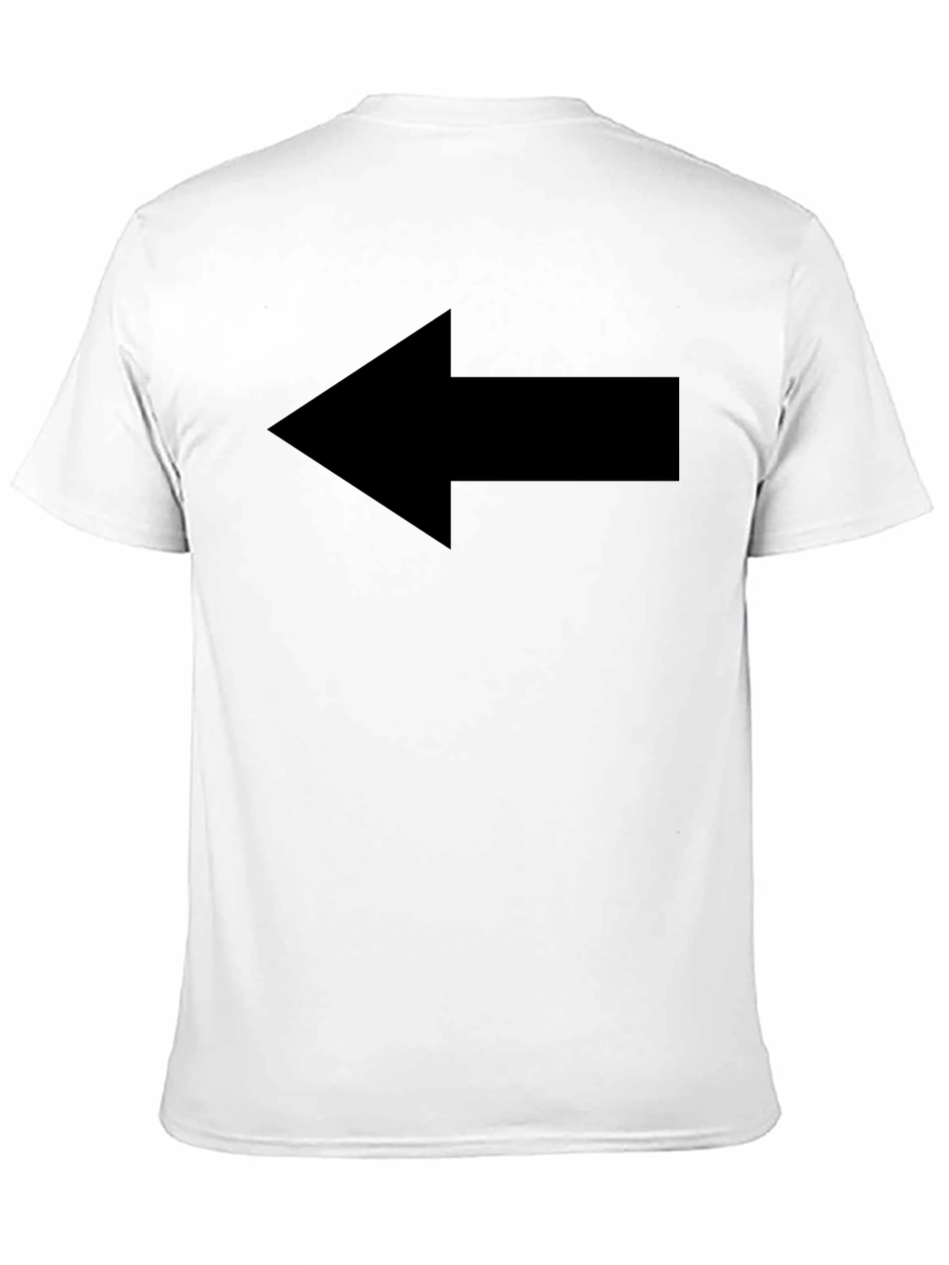 Arrow Graphic Tee - Black Cotton Blend