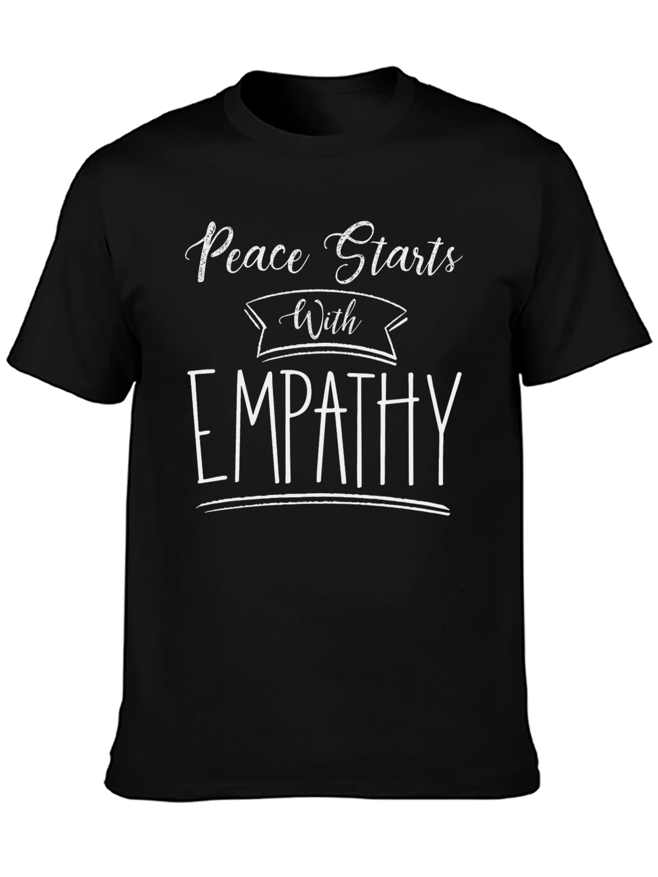 Peace Starts With Empathy Graphic T-Shirt