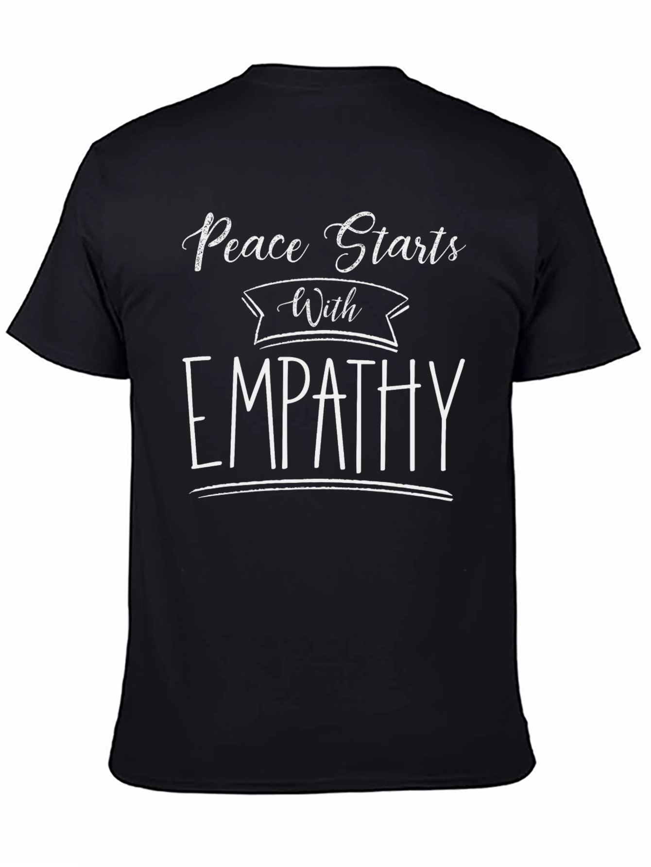 Peace Starts With Empathy Graphic T-Shirt