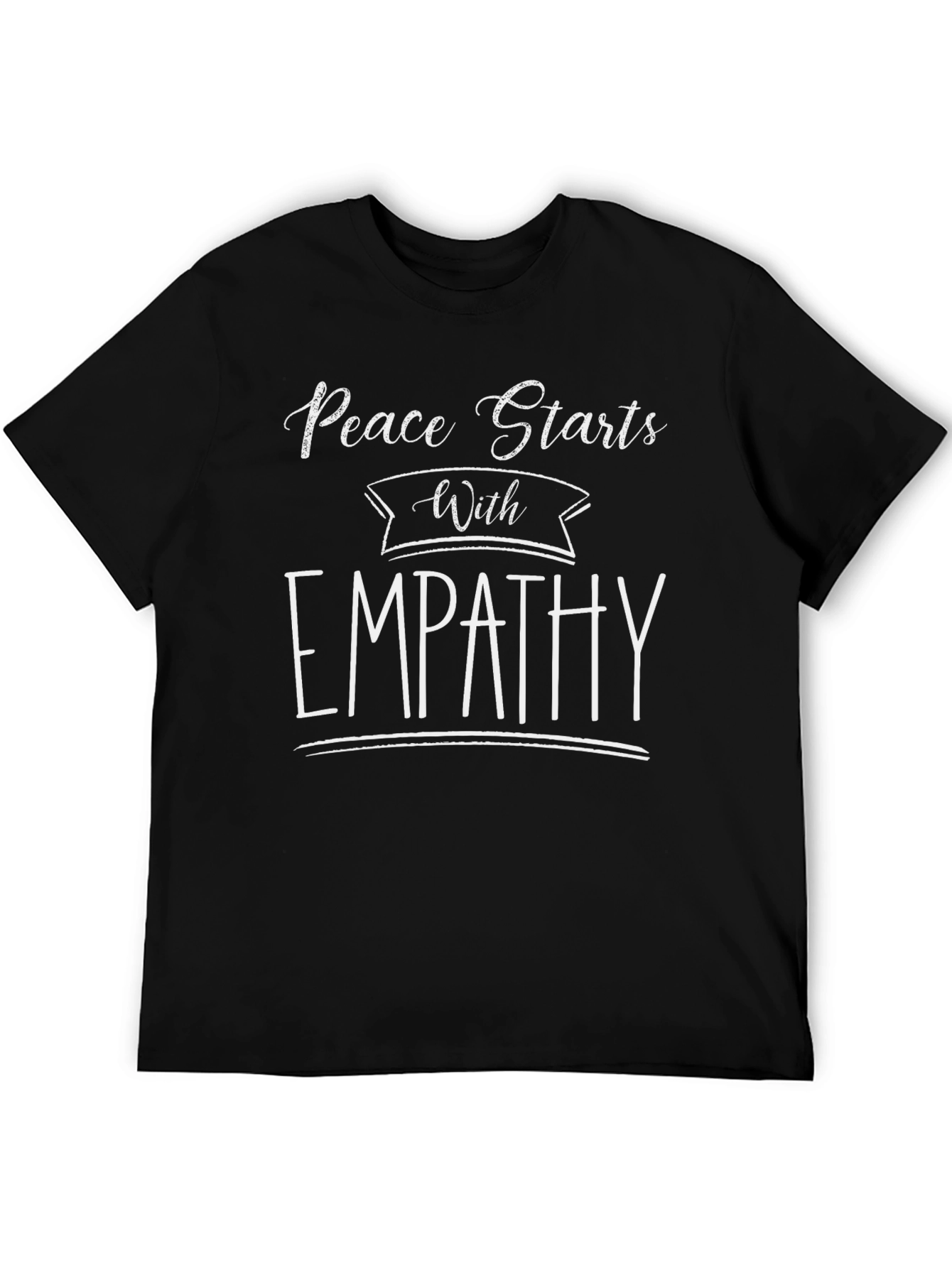 Peace Starts With Empathy Graphic T-Shirt
