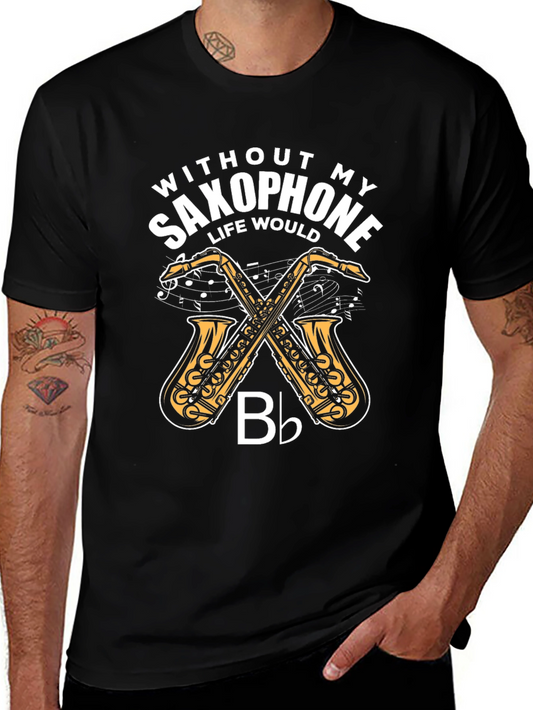 Saxophone Lovers T-Shirt - Music Gift