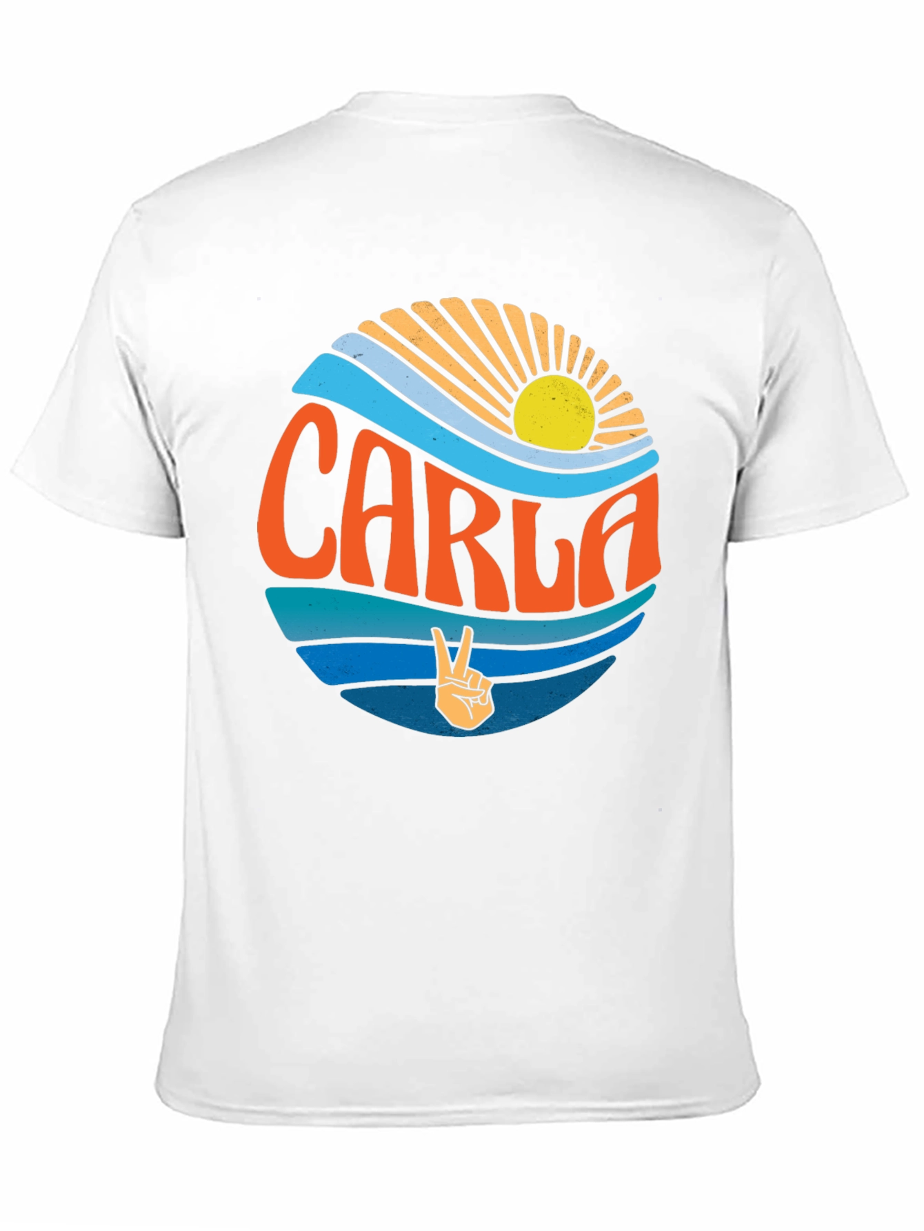 Carla Retro Graphic T-Shirt - Peace & Sunshine