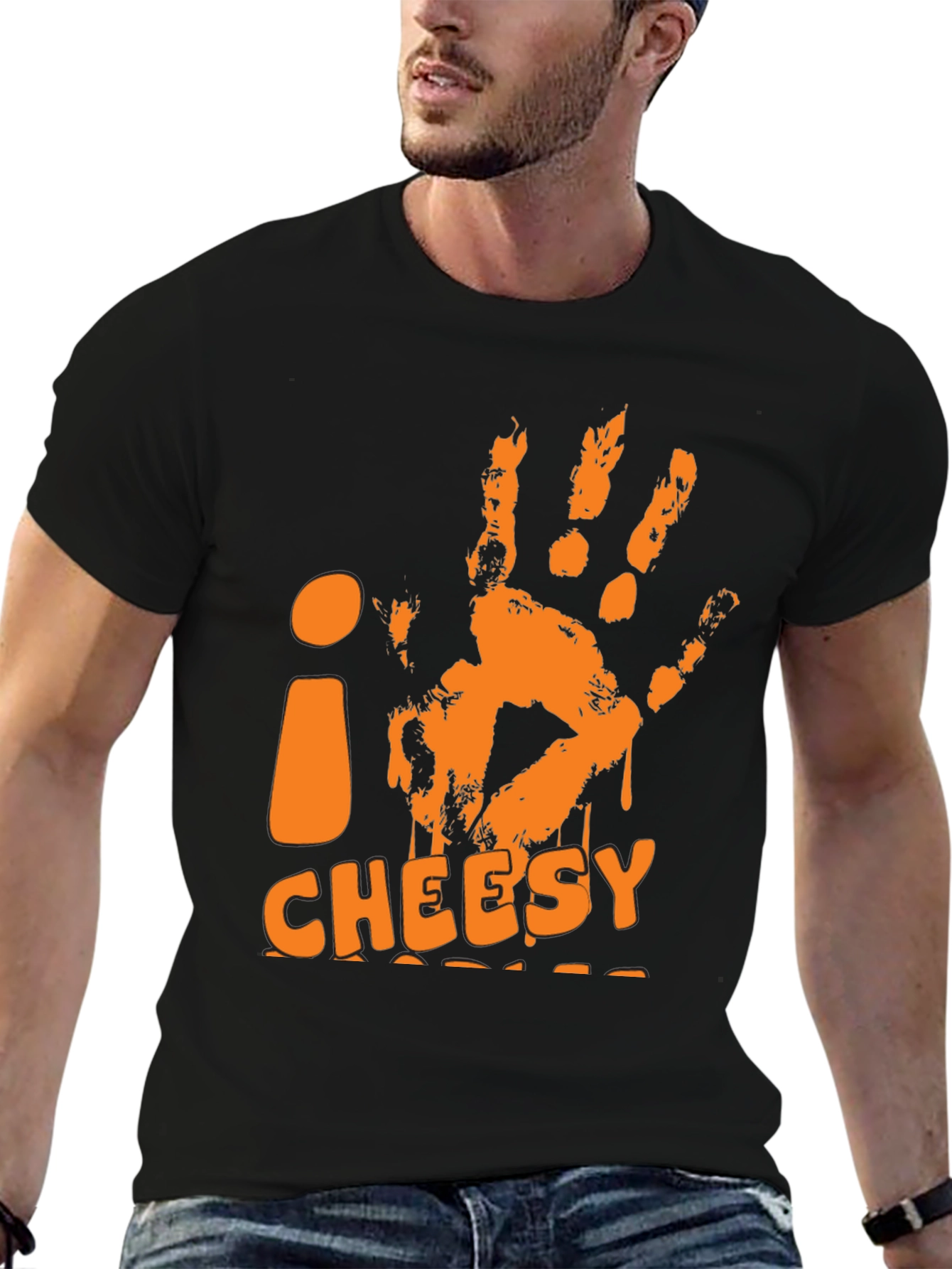I Cheesy Orange Hand T-Shirt