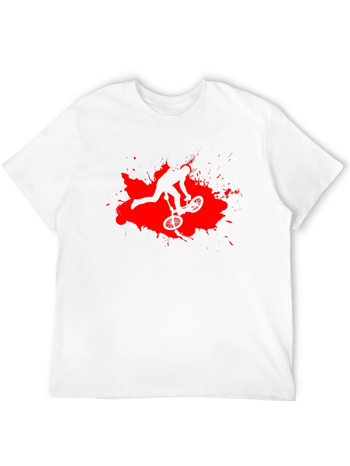 BMX Rider Graphic T-Shirt - Black