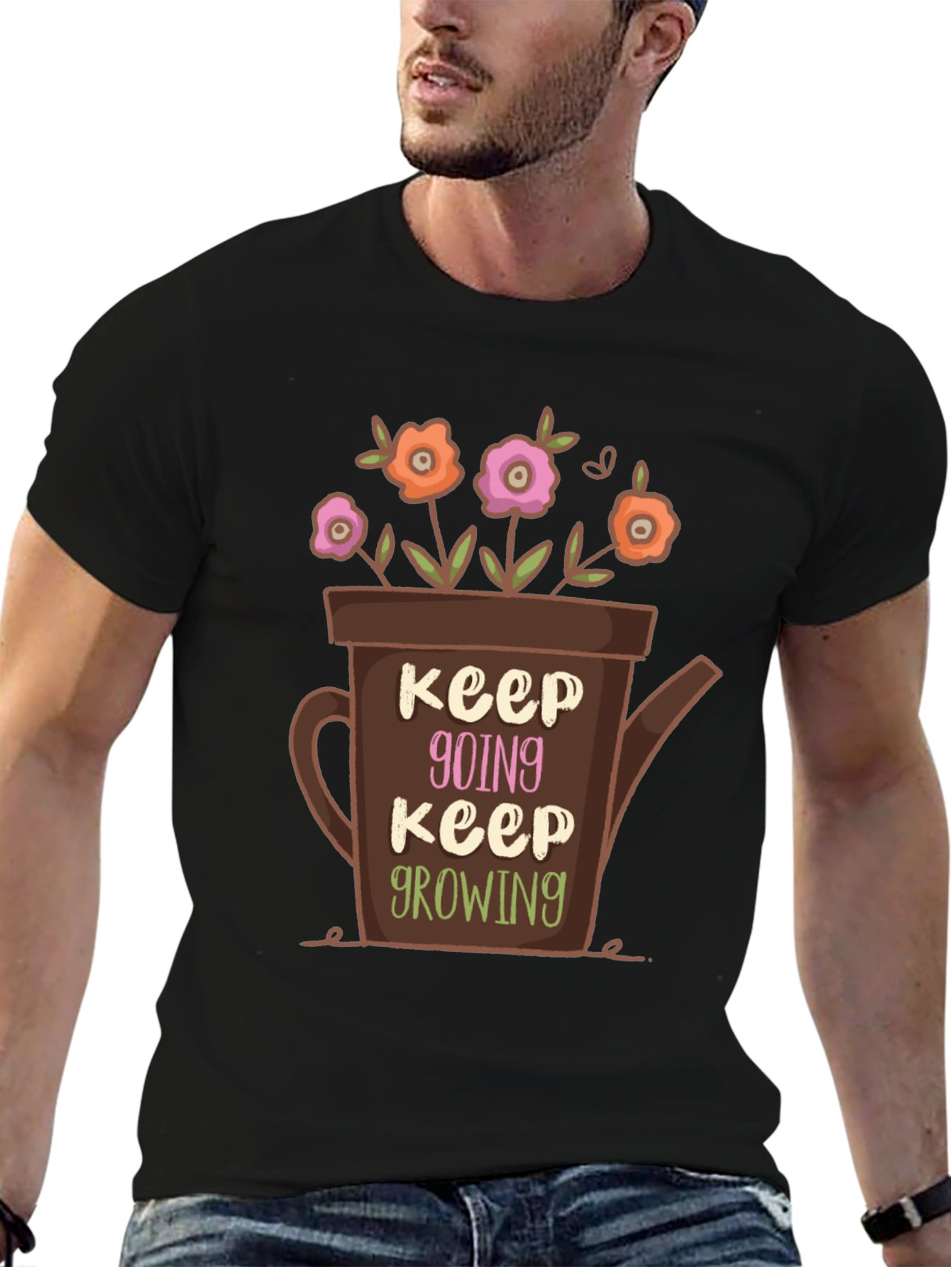 Keep Going Keep Growing Graphic Tee