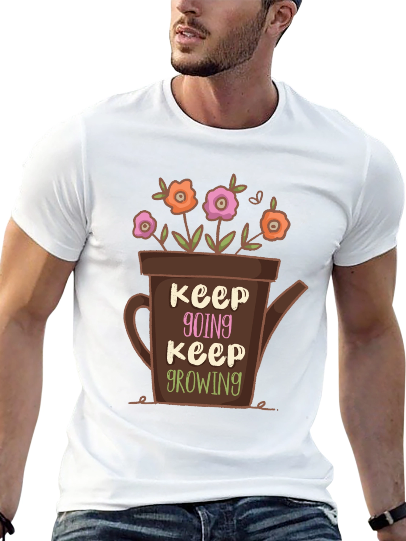 Keep Going Keep Growing Graphic Tee
