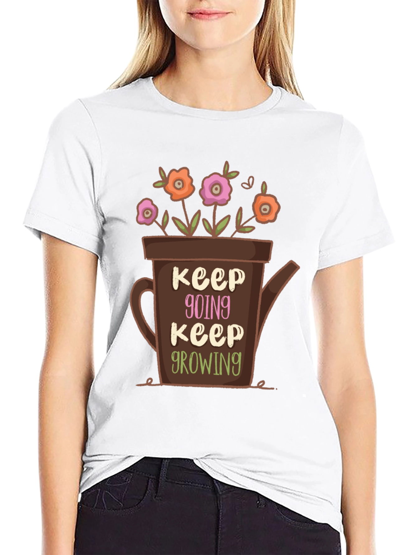 Keep Going Keep Growing Graphic Tee