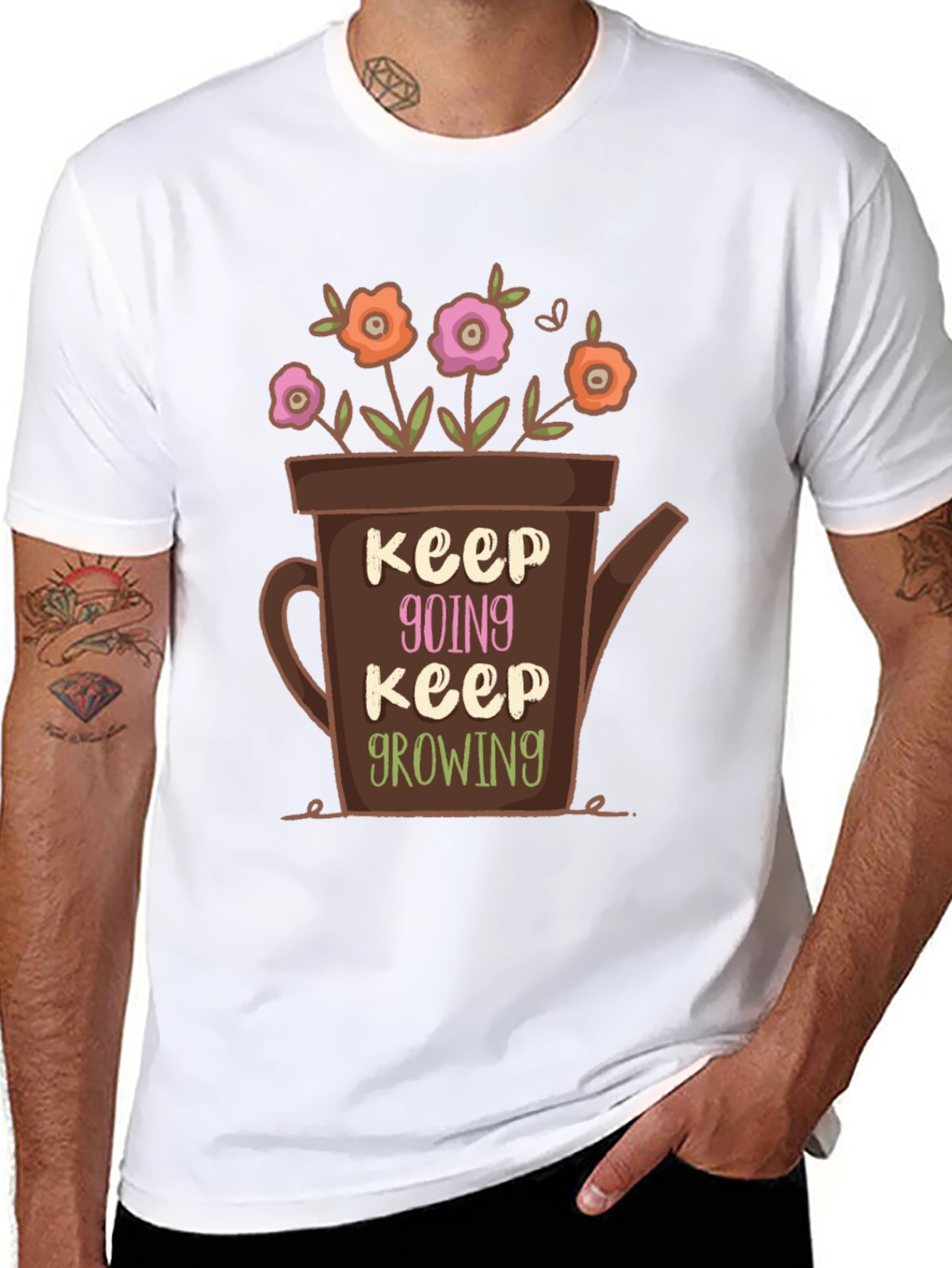Keep Going Keep Growing Graphic Tee