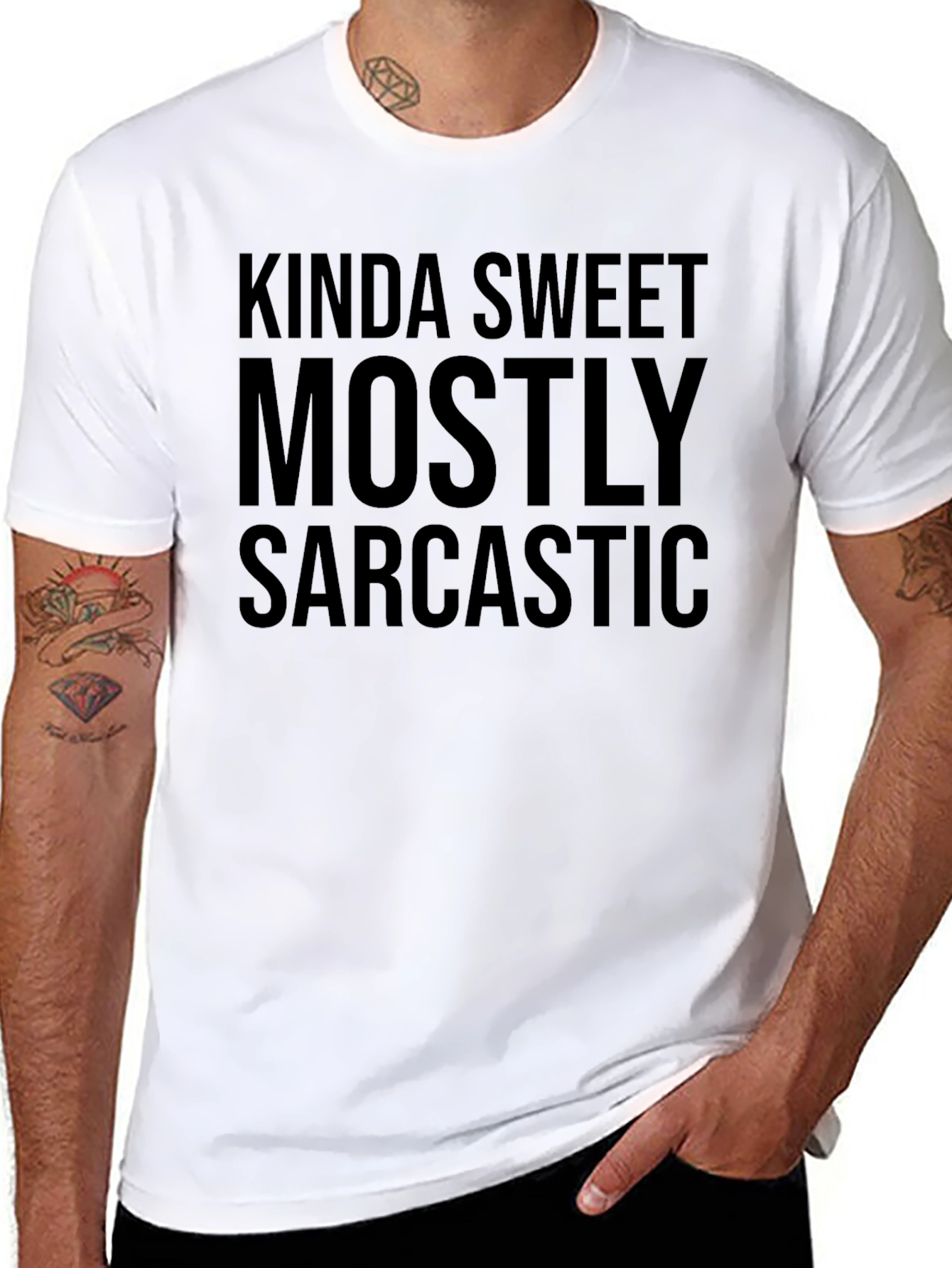 Kinda Sweet Mostly Sarcastic Graphic T-Shirt
