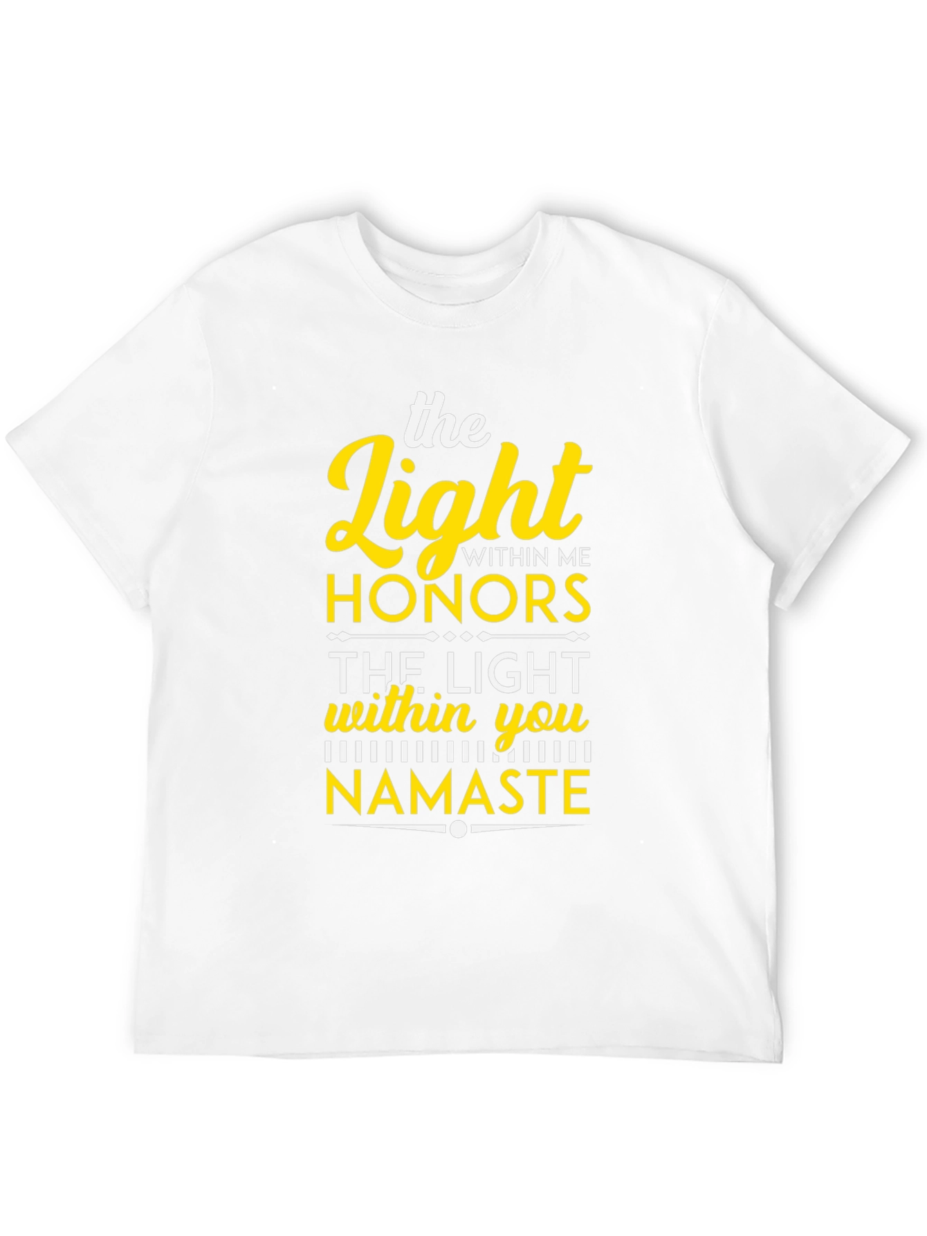 The Light Within Namaste Black T-Shirt