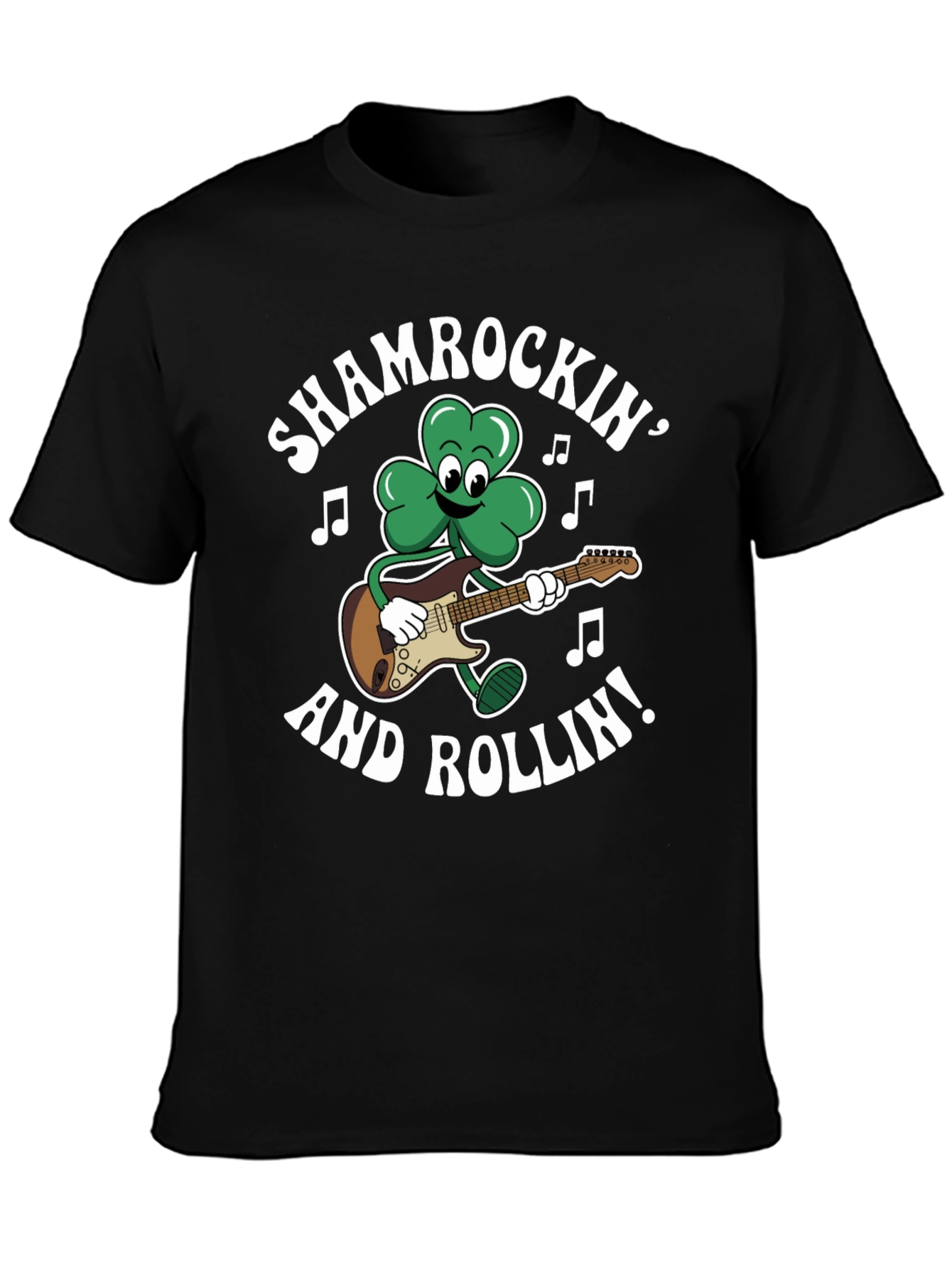 Shamrockin and Rollin Graphic T-Shirt