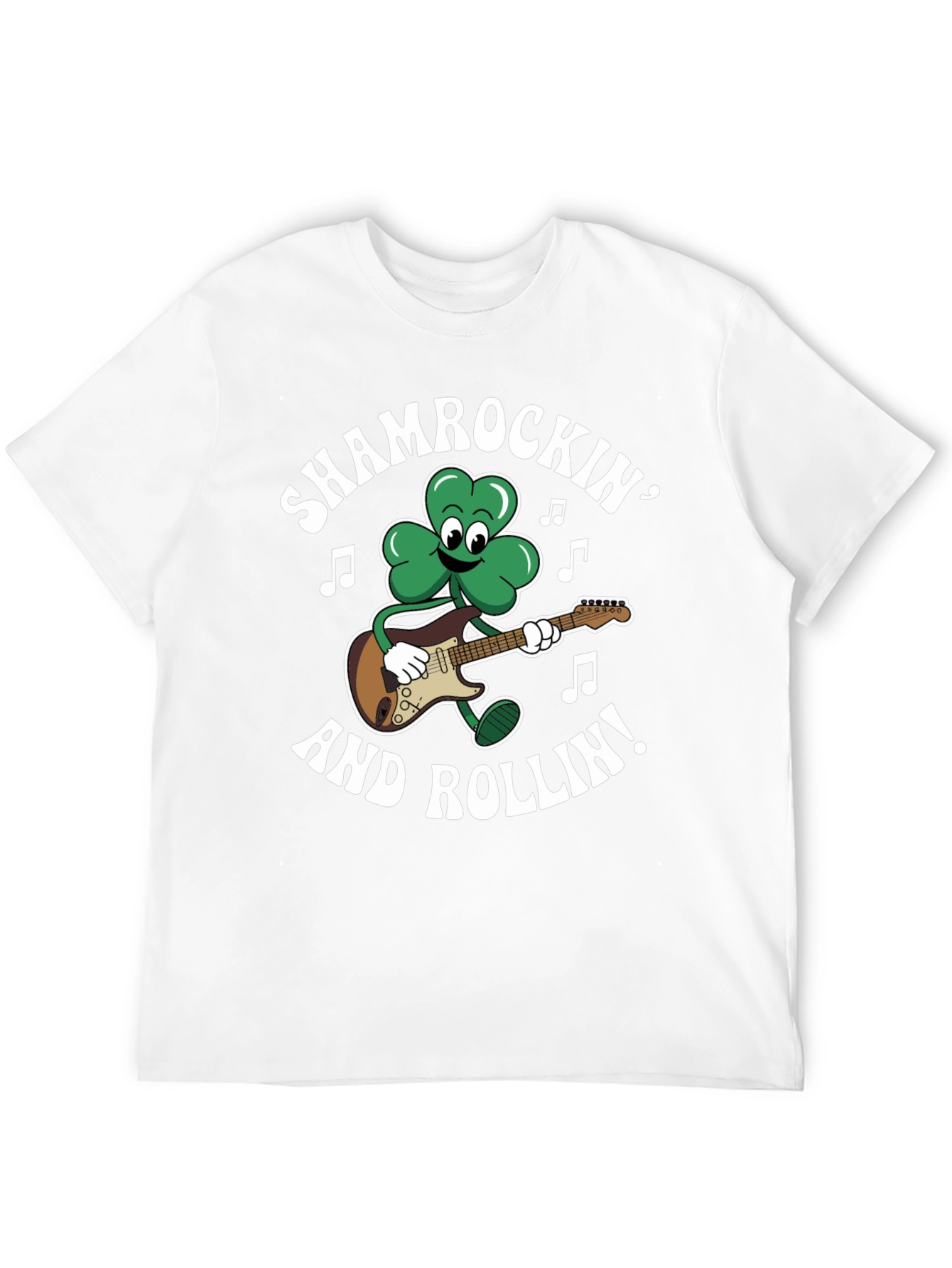 Shamrockin and Rollin Graphic T-Shirt