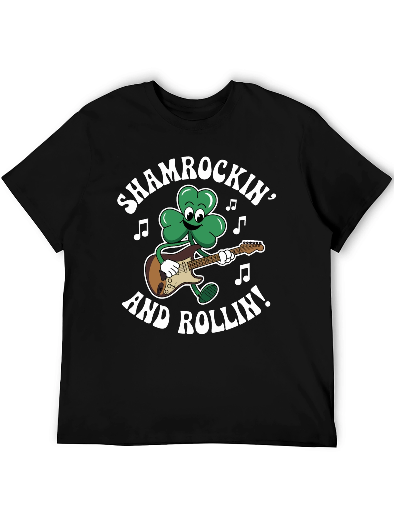 Shamrockin and Rollin Graphic T-Shirt