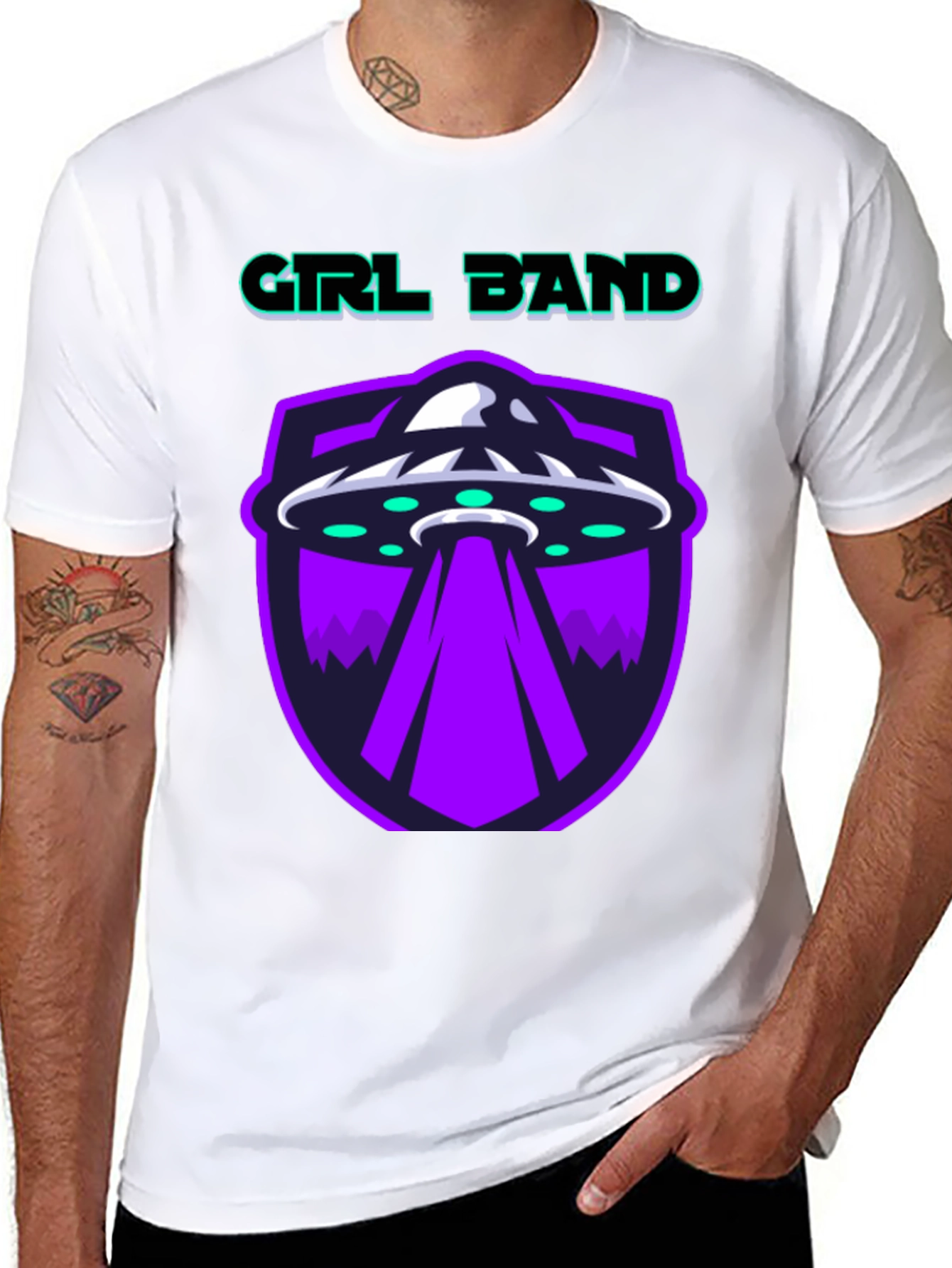 GRL BAND Alien Abduction T-Shirt