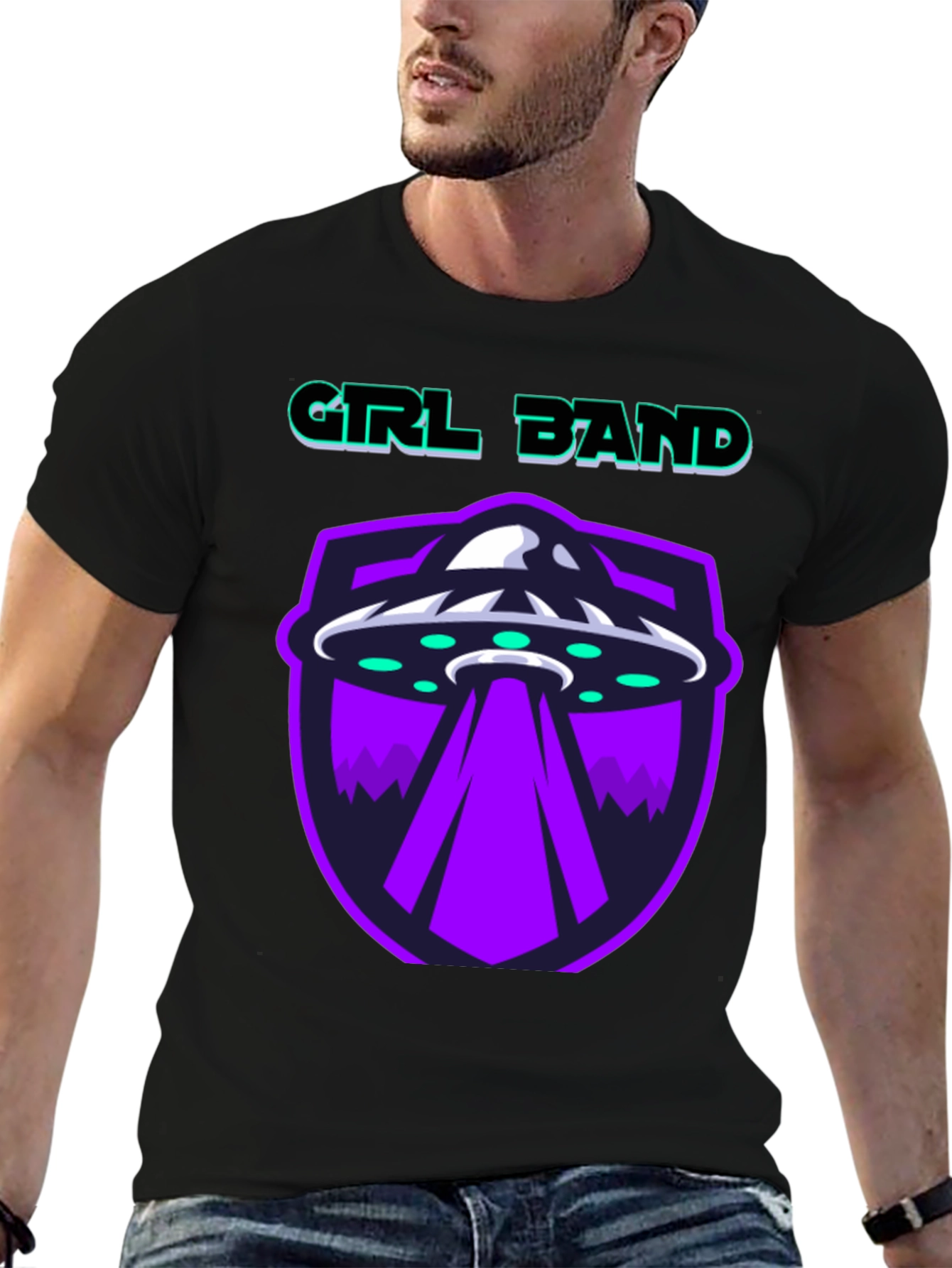 GRL BAND Alien Abduction T-Shirt