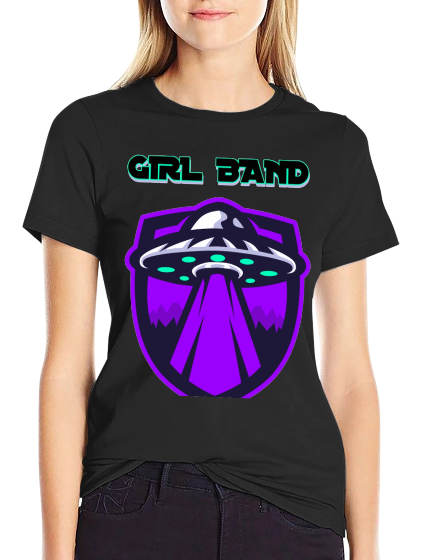 GRL BAND Alien Abduction T-Shirt
