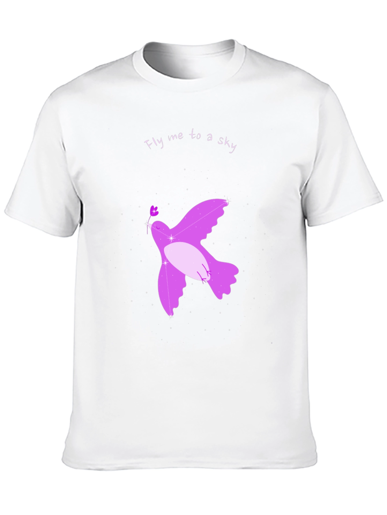 Fly Me to a Sky Black T-Shirt