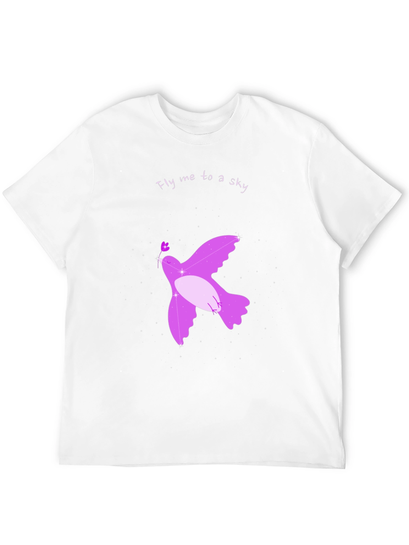 Fly Me to a Sky Black T-Shirt