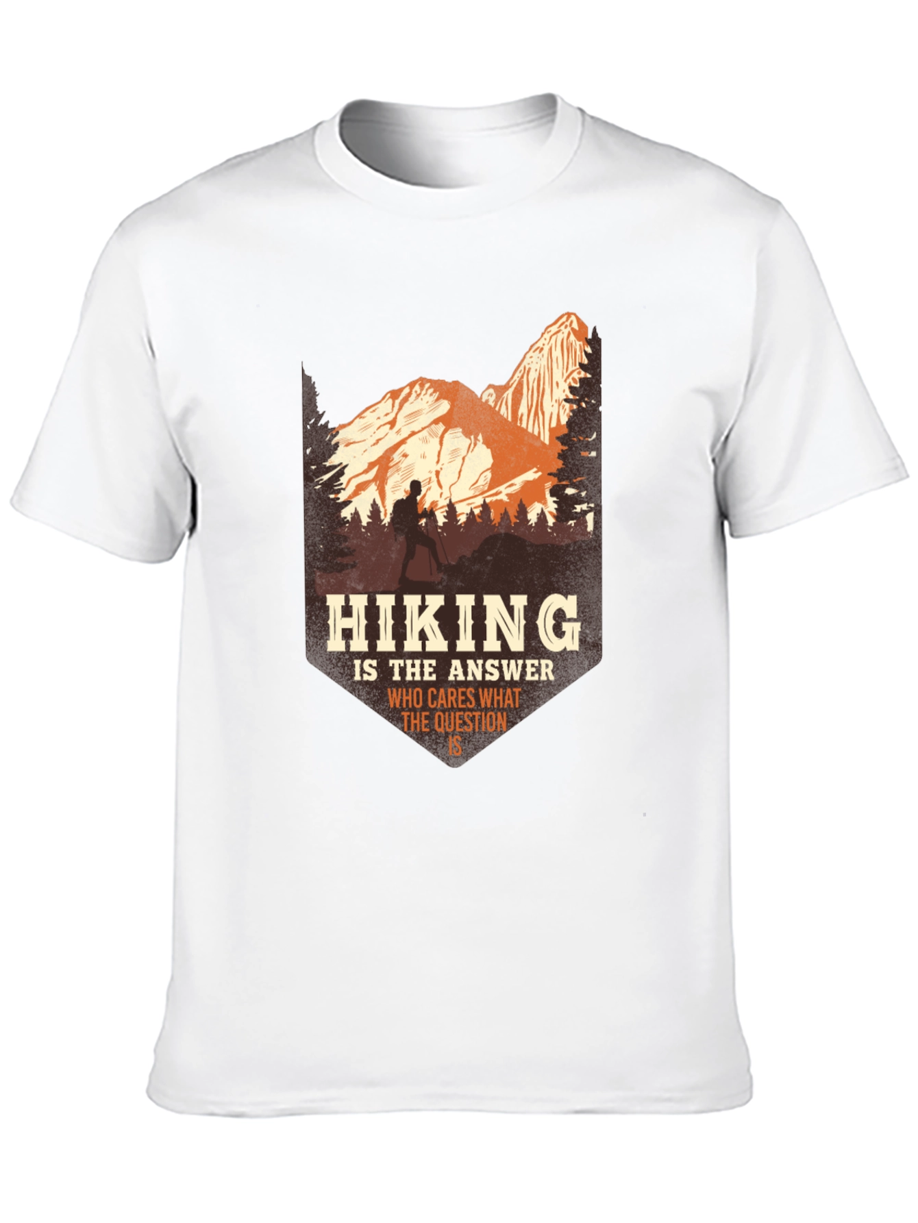 Hiking Answer Tee - Adventure Graphic T-Shirt