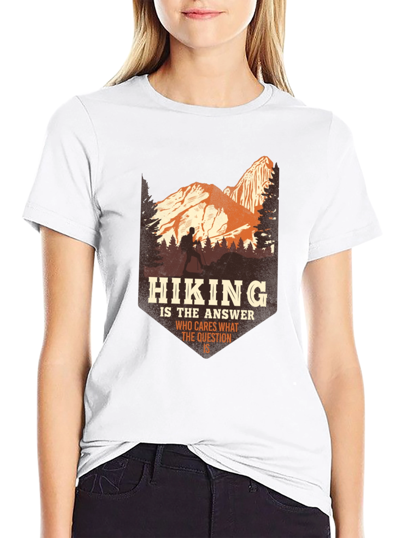 Hiking Answer Tee - Adventure Graphic T-Shirt
