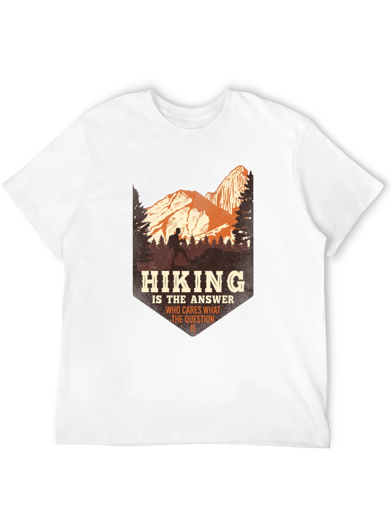 Hiking Answer Tee - Adventure Graphic T-Shirt