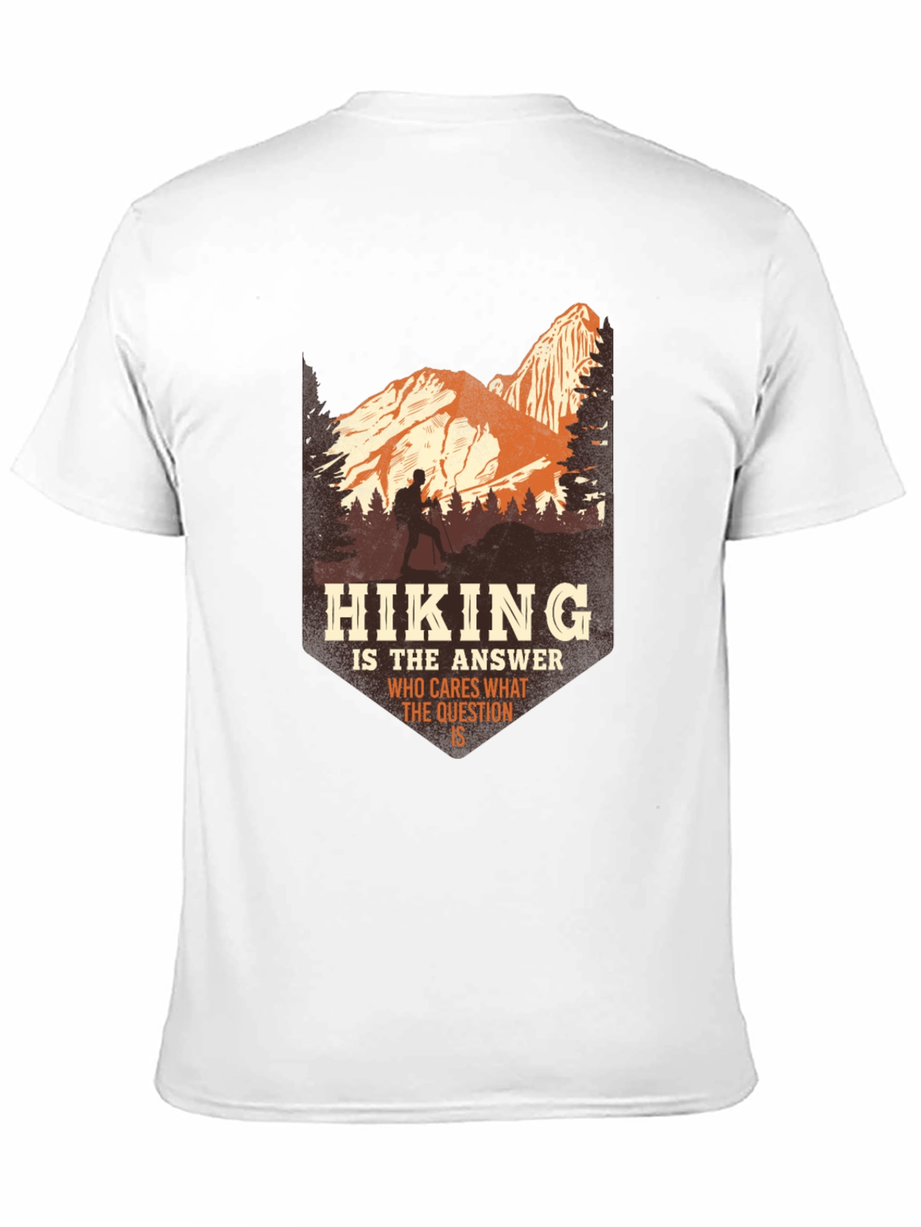 Hiking Answer Tee - Adventure Graphic T-Shirt