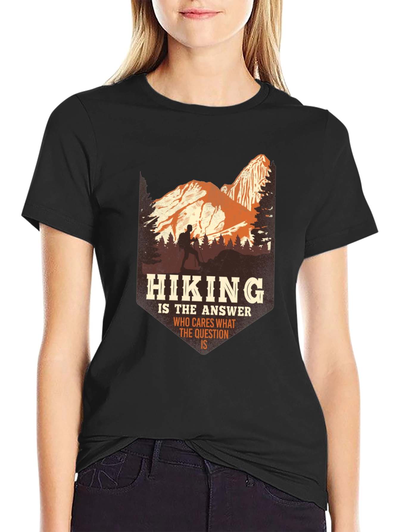 Hiking Answer Tee - Adventure Graphic T-Shirt