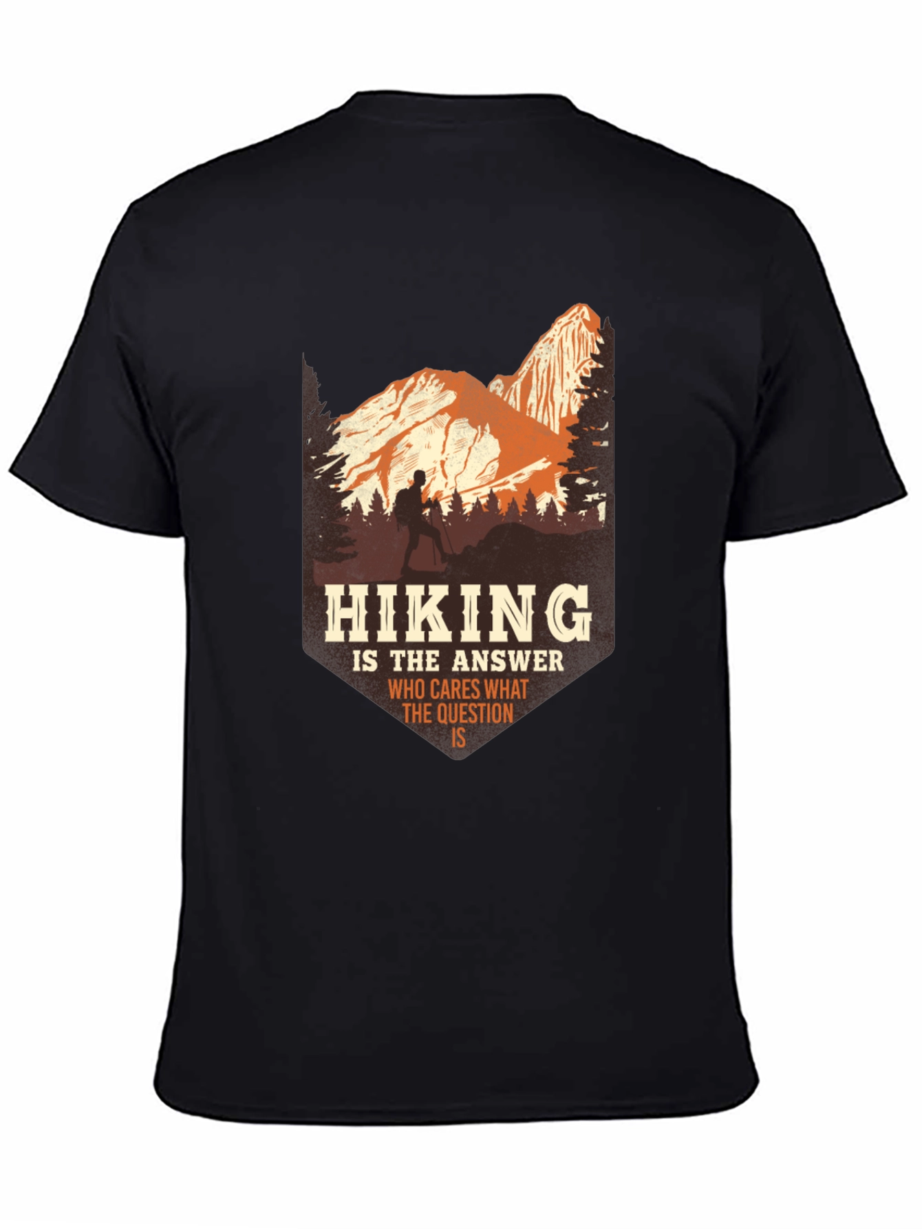 Hiking Answer Tee - Adventure Graphic T-Shirt