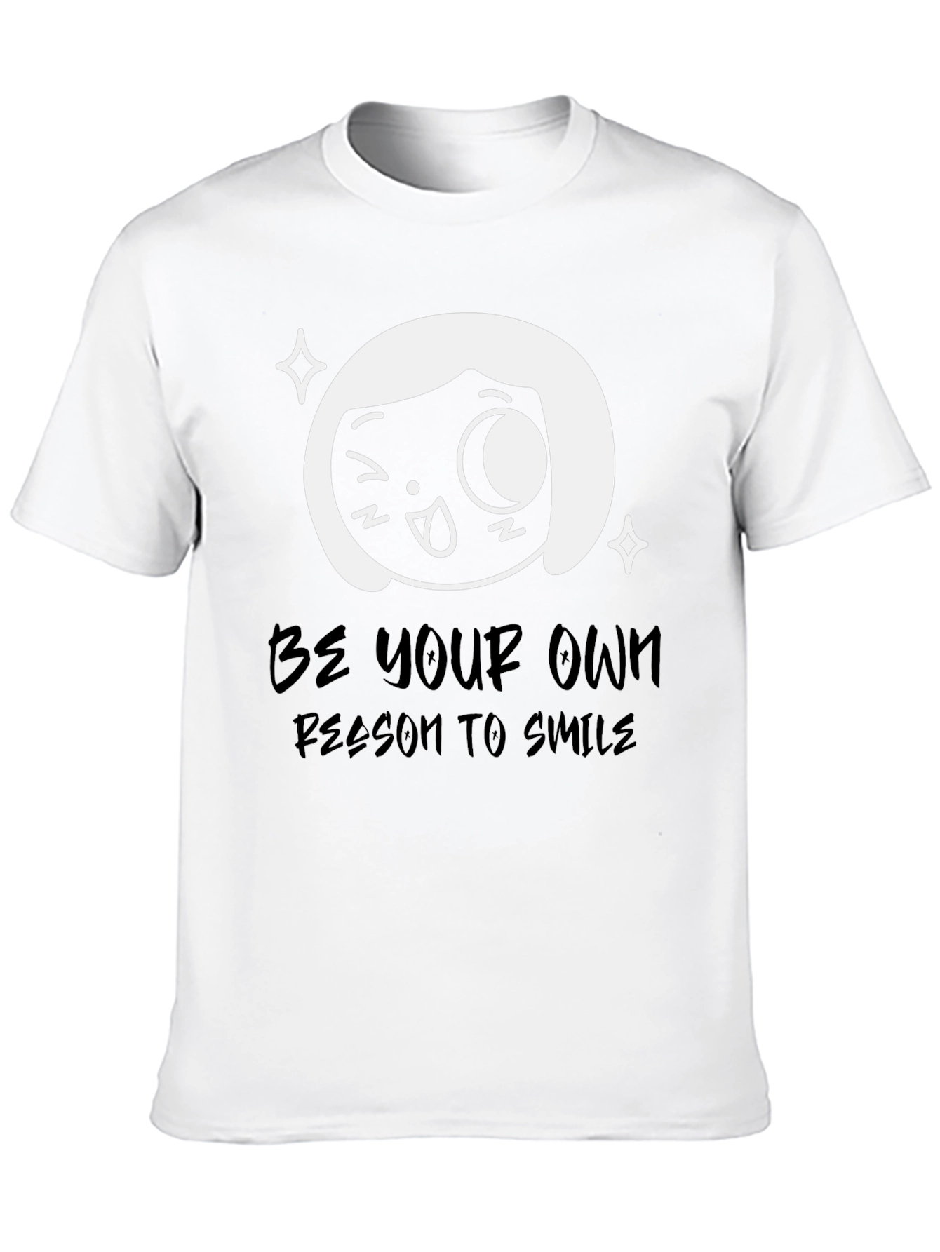 Be Your Own Reason To Smile Black T-Shirt