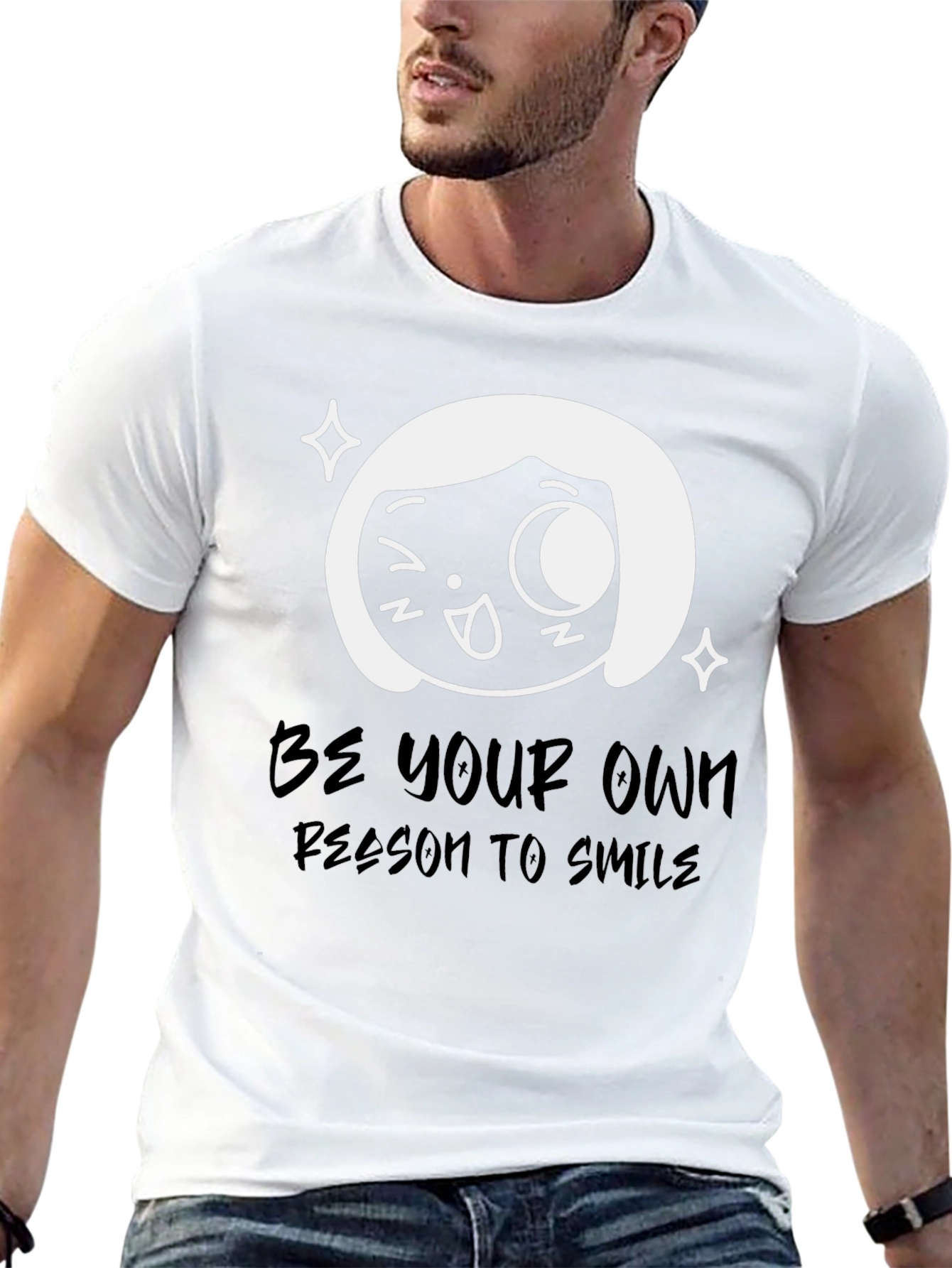 Be Your Own Reason To Smile Black T-Shirt