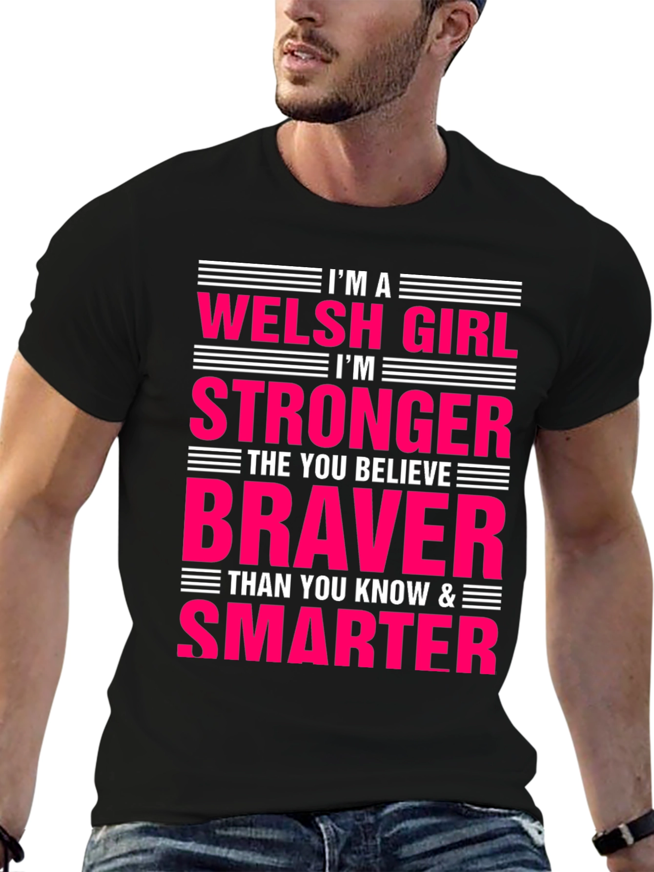 Welsh Girl Strong Brave Smart T-Shirt