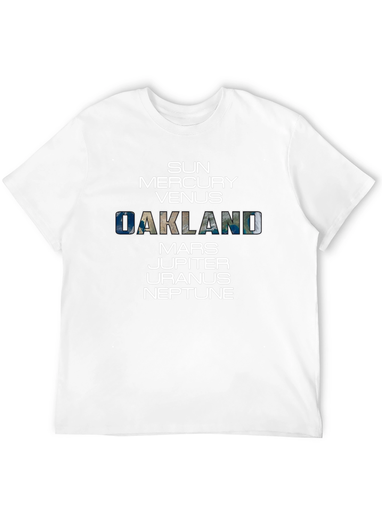 Planet Oakland T-Shirt - Space Fan Tee