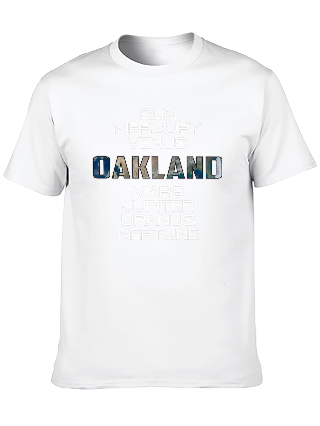 Planet Oakland T-Shirt - Space Fan Tee